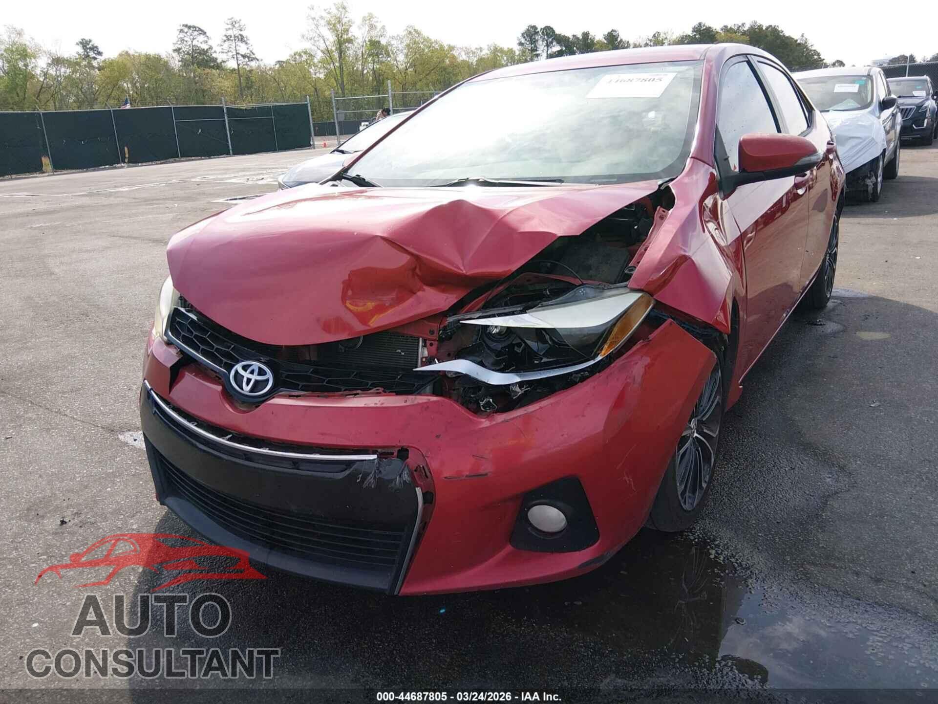 TOYOTA COROLLA 2014 - 2T1BURHEXEC008959