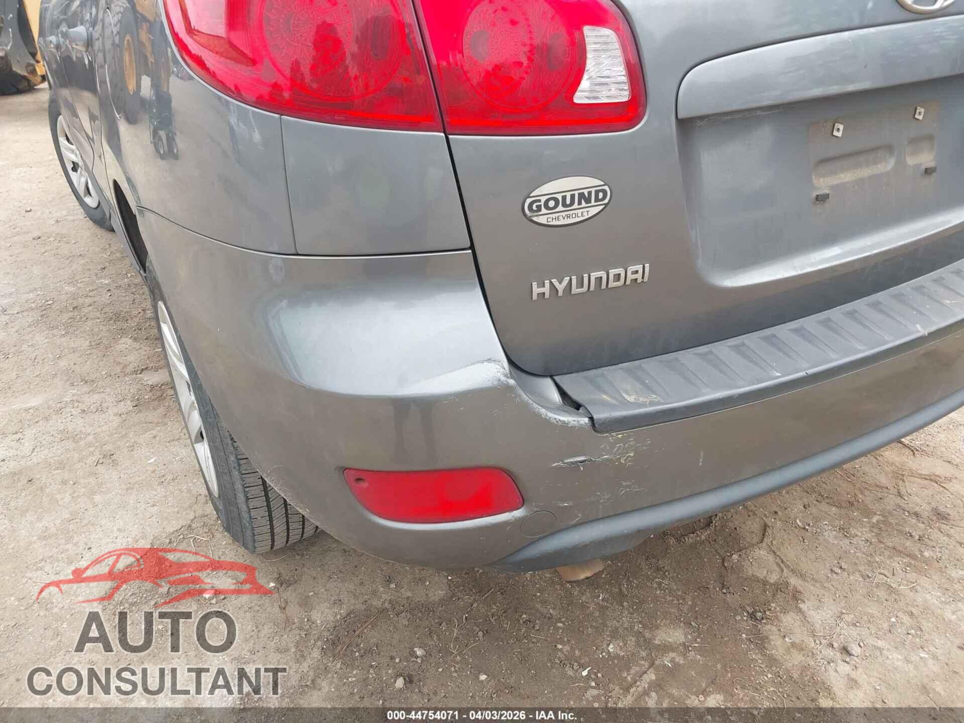 HYUNDAI SANTA FE 2009 - 5NMSG13D69H237257