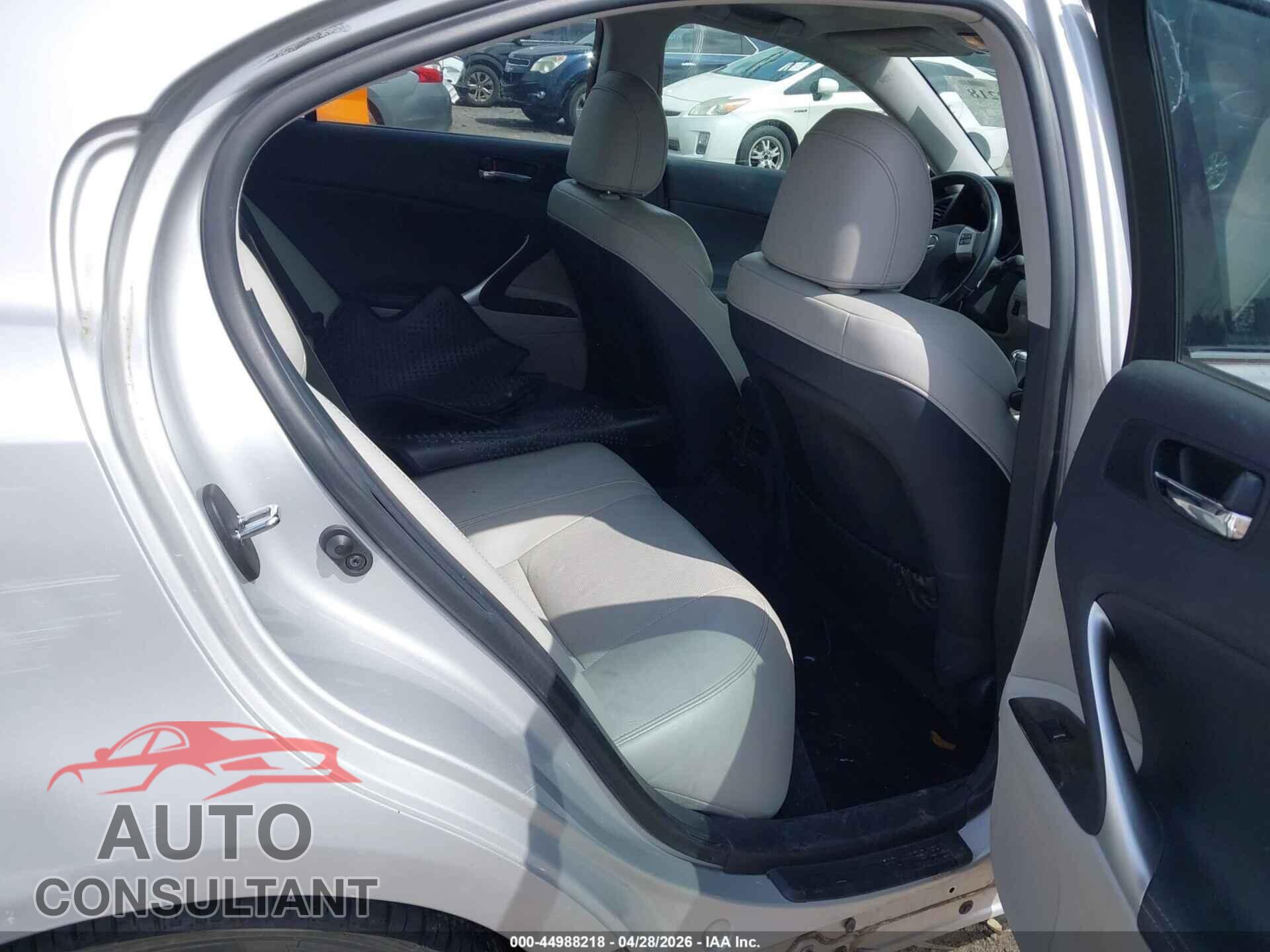 LEXUS IS 250 2012 - JTHBF5C28C5163261