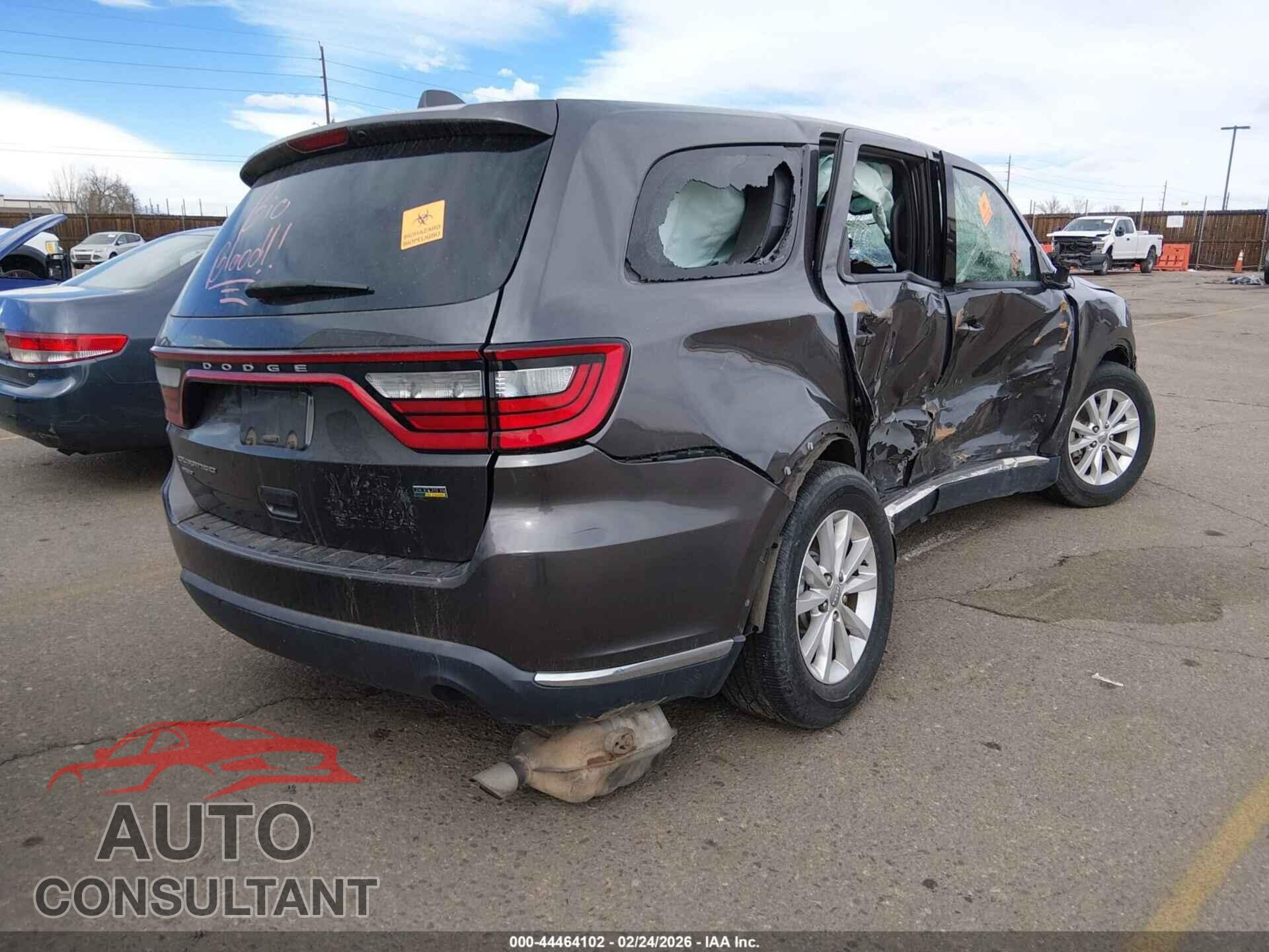 DODGE DURANGO 2014 - 1C4RDJAG8EC500927