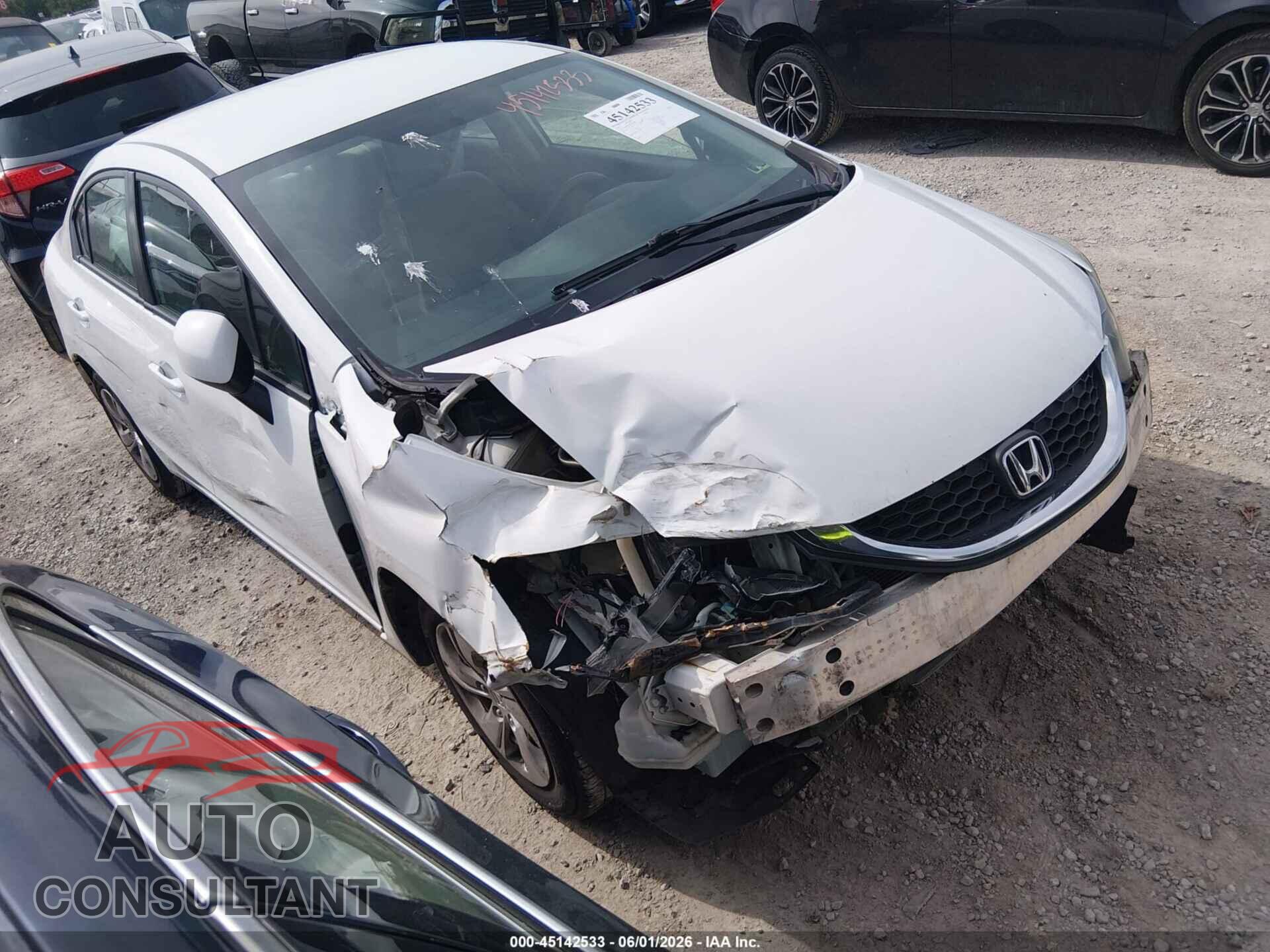 HONDA CIVIC 2013 - 2HGFB2F58DH550696