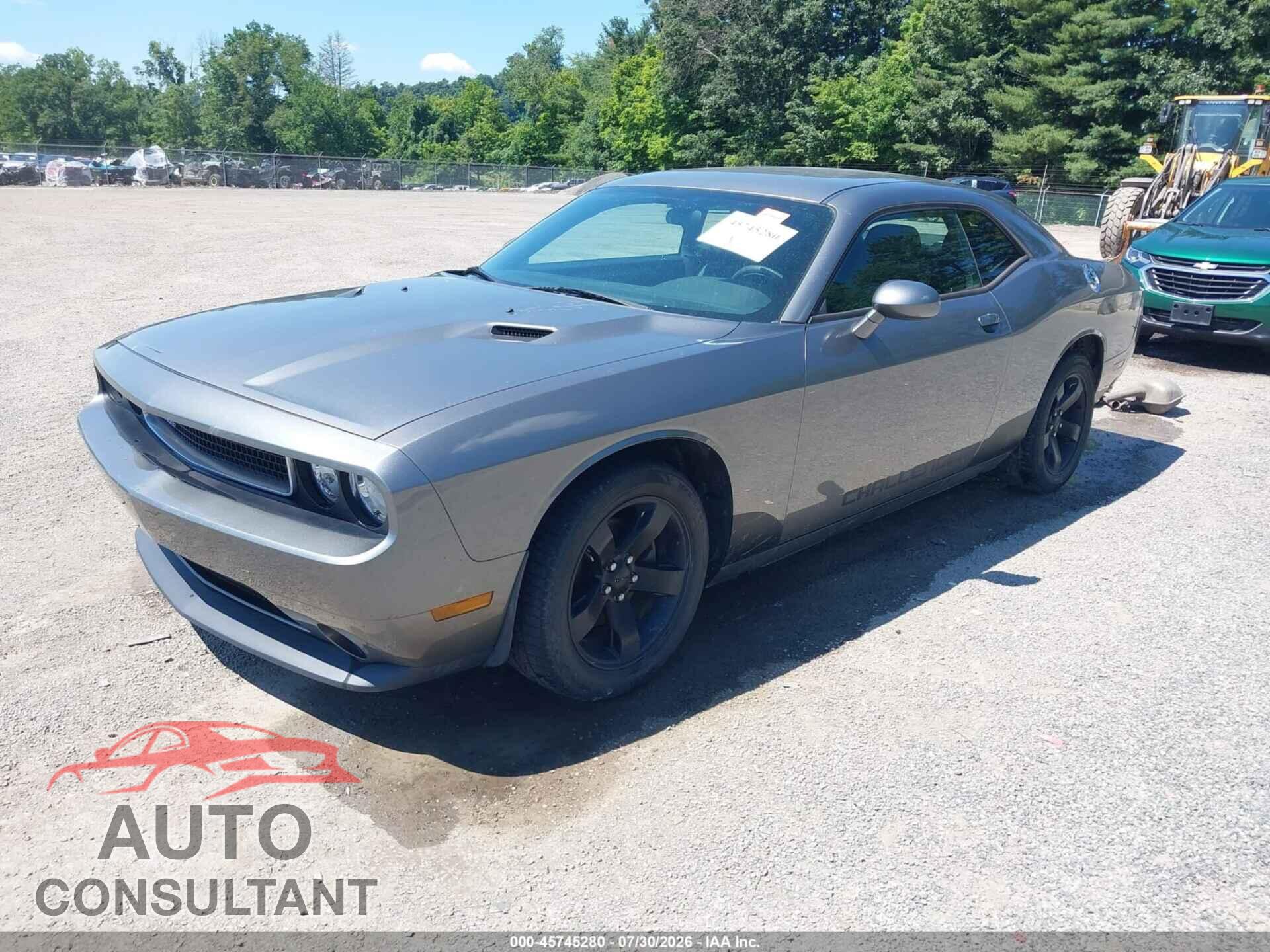 DODGE CHALLENGER 2012 - 2C3CDYAG8CH258007
