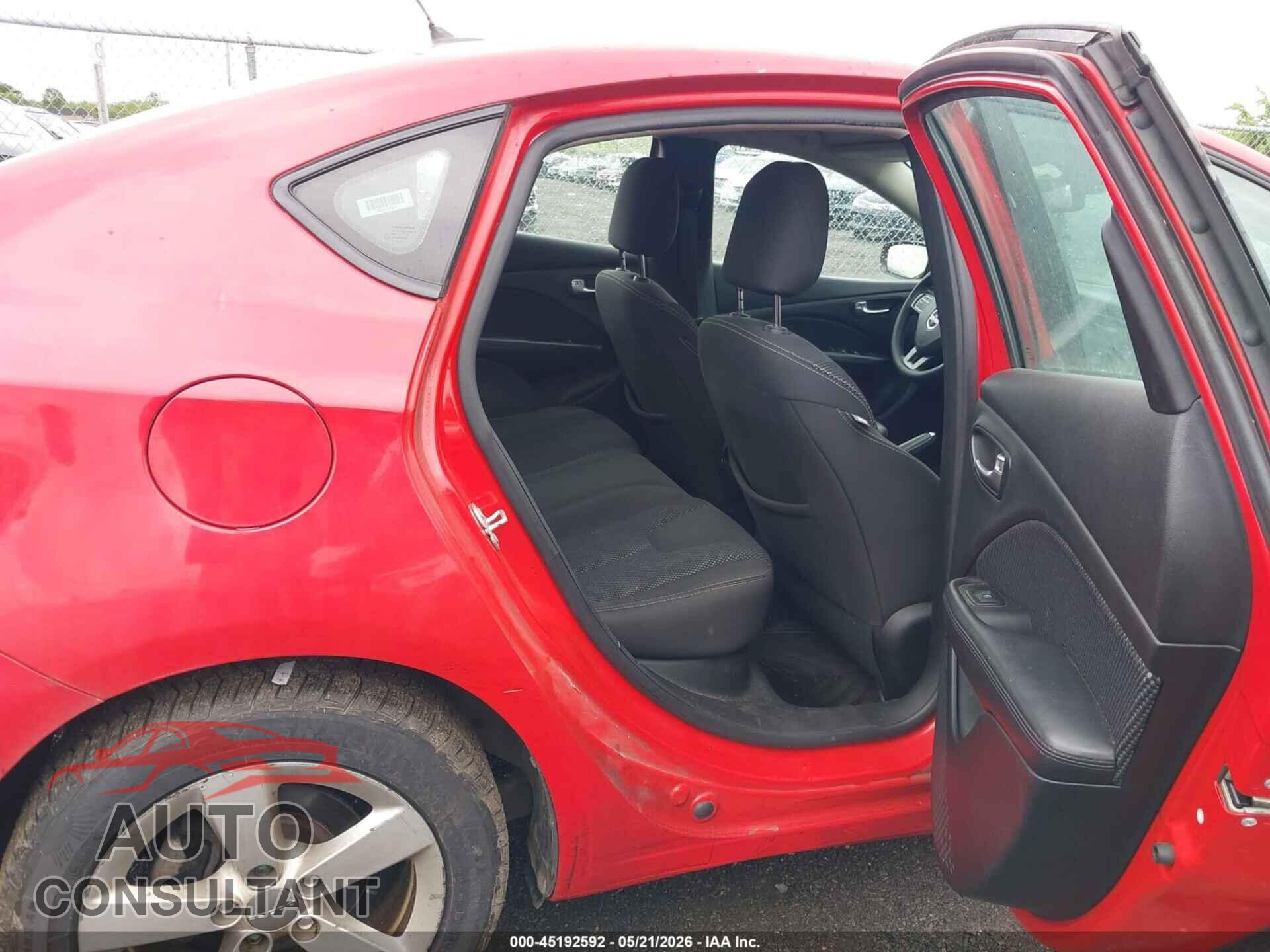 DODGE DART 2016 - 1C3CDFBA2GD660235