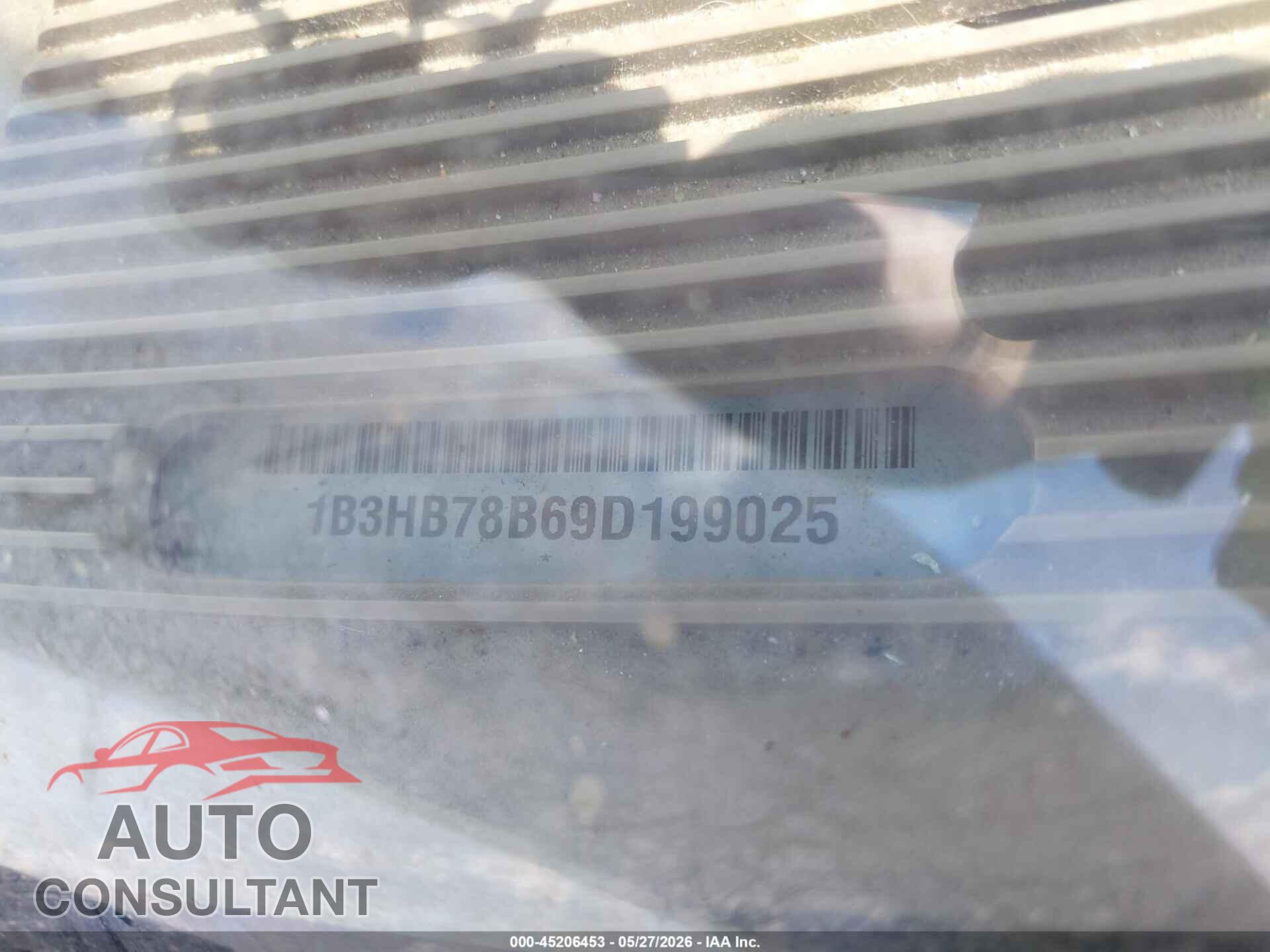 DODGE CALIBER 2009 - 1B3HB78B69D199025