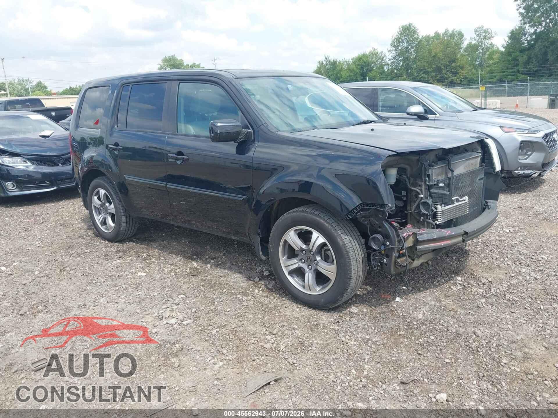 HONDA PILOT 2015 - 5FNYF4H37FB053344
