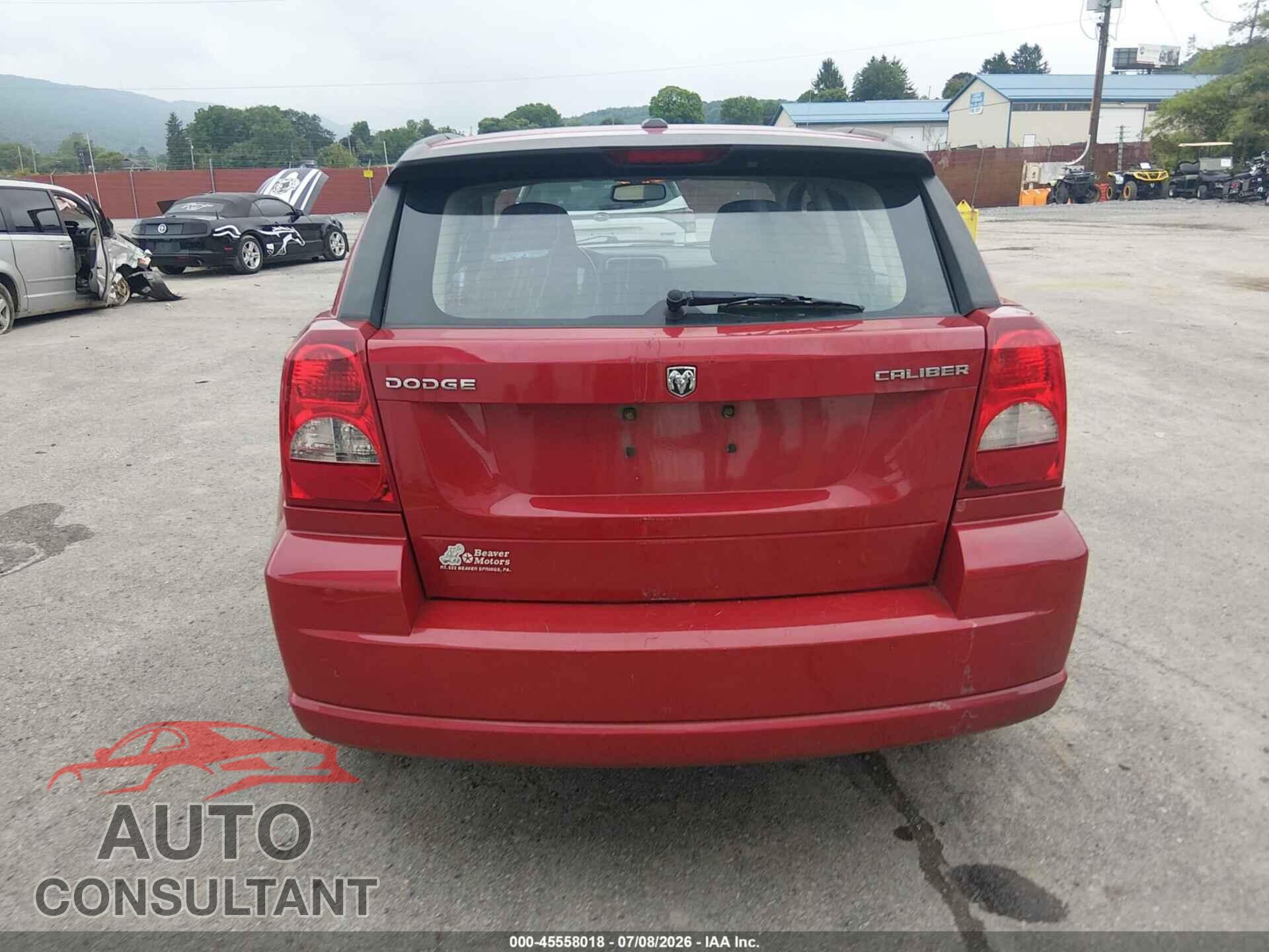 DODGE CALIBER 2012 - 1C3CDWDA9CD535210