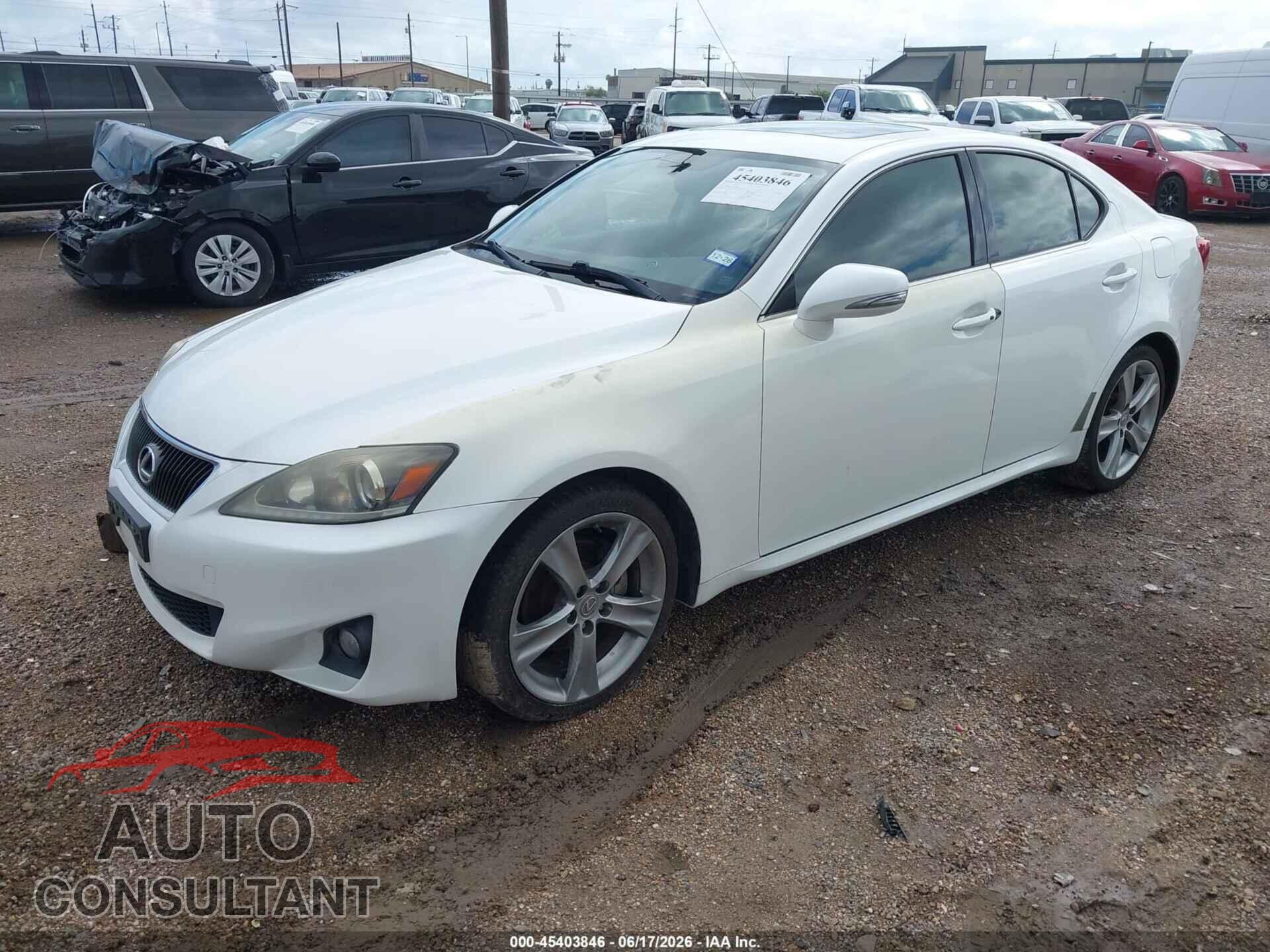 LEXUS IS 250 2013 - JTHBF5C2XD2103193