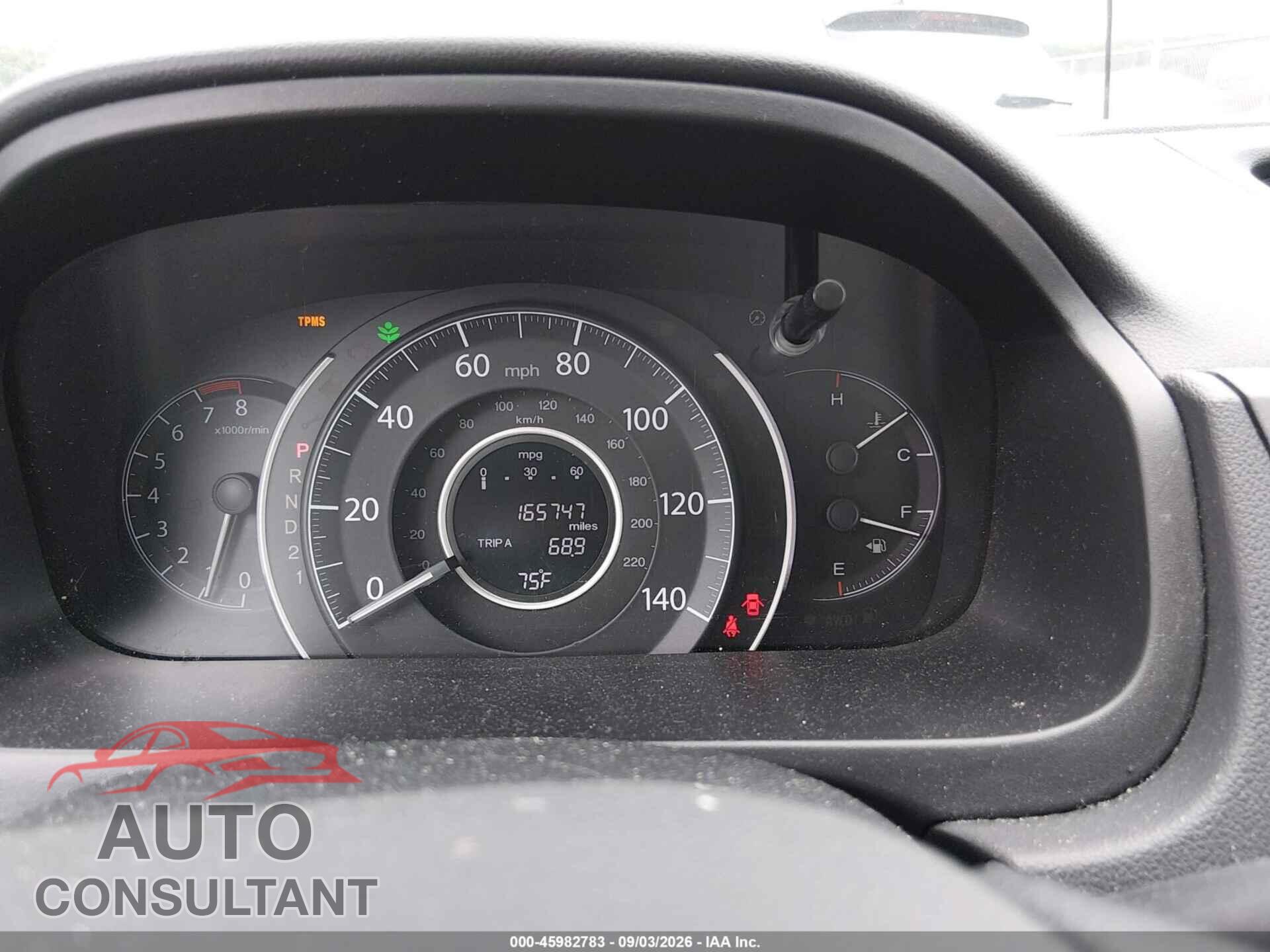 HONDA CR-V 2012 - 5J6RM4H32CL039459