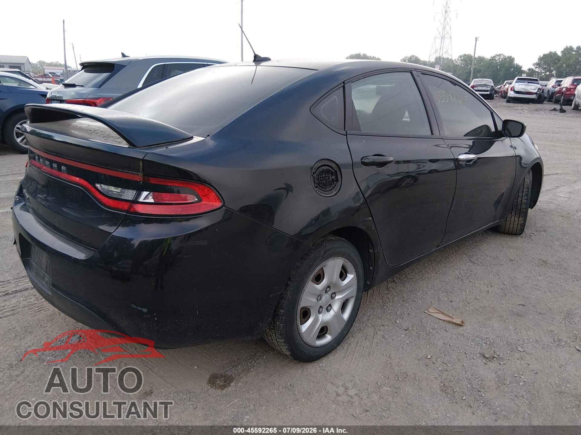 DODGE DART 2013 - 1C3CDFAA1DD727453
