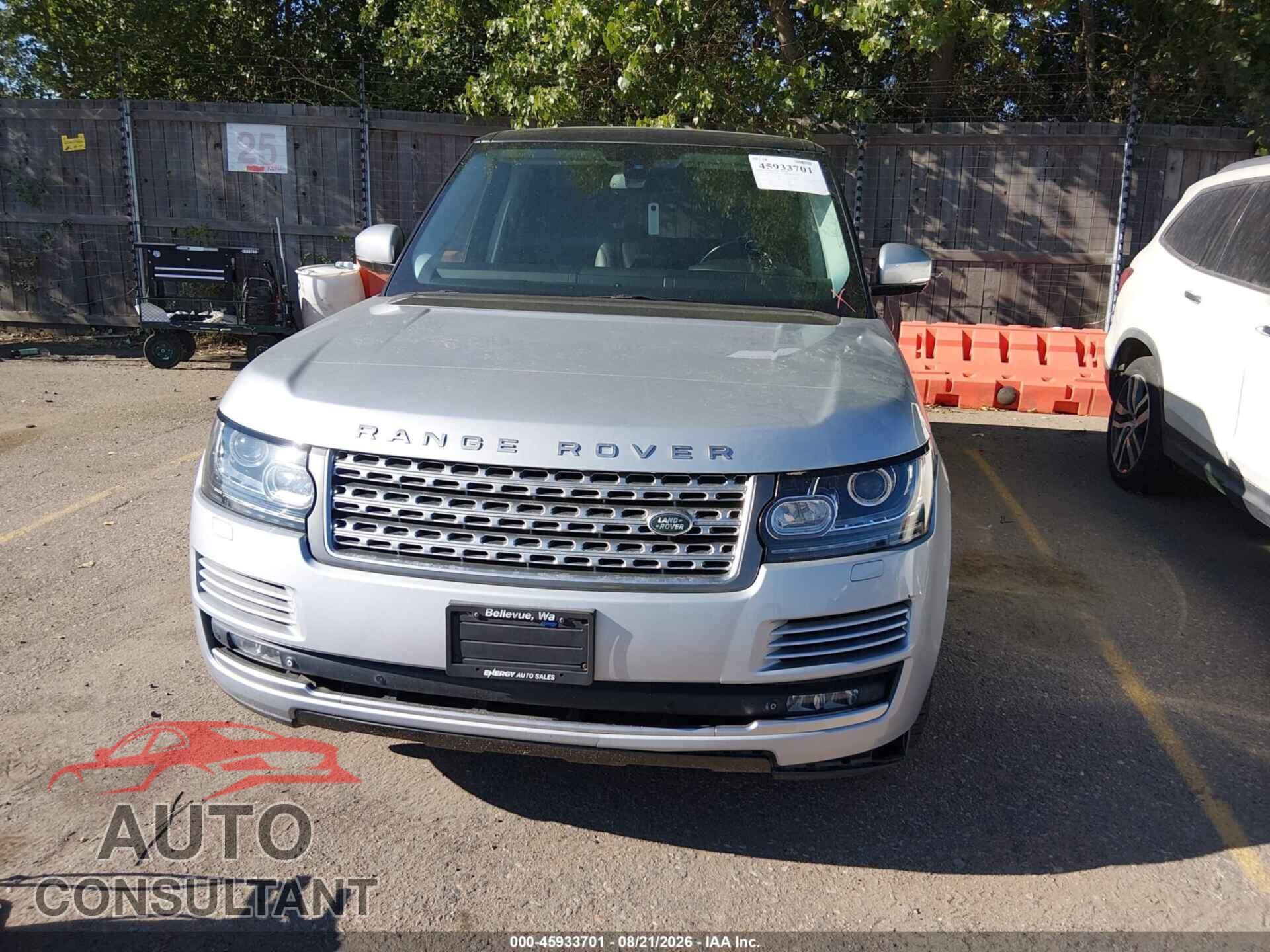 LAND ROVER RANGE ROVER 2015 - SALGS2VF9FA241150