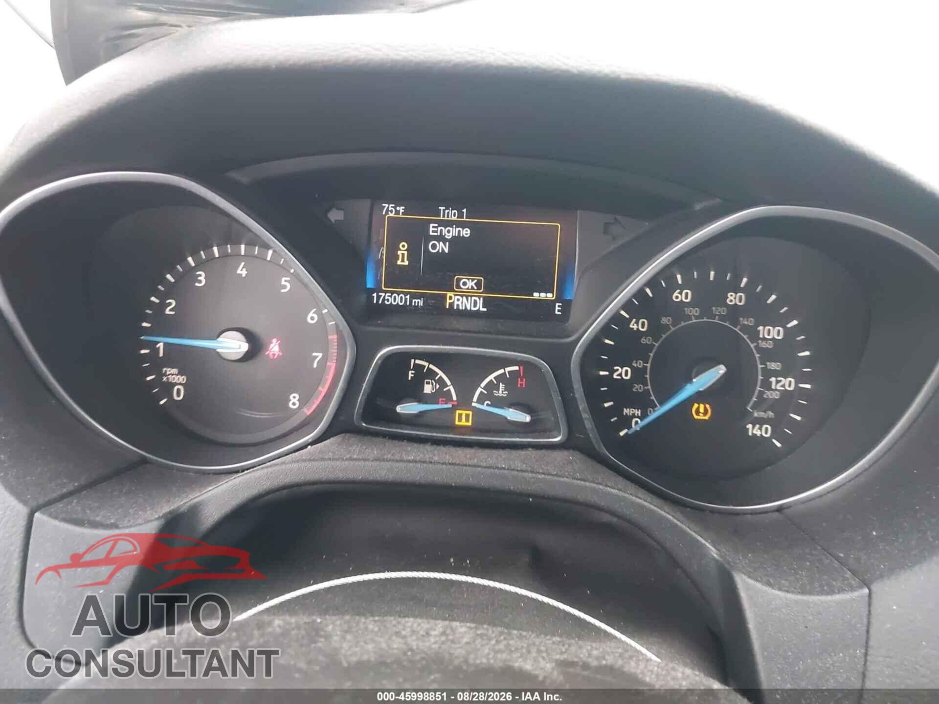 FORD FOCUS 2015 - 1FADP3F25FL202630