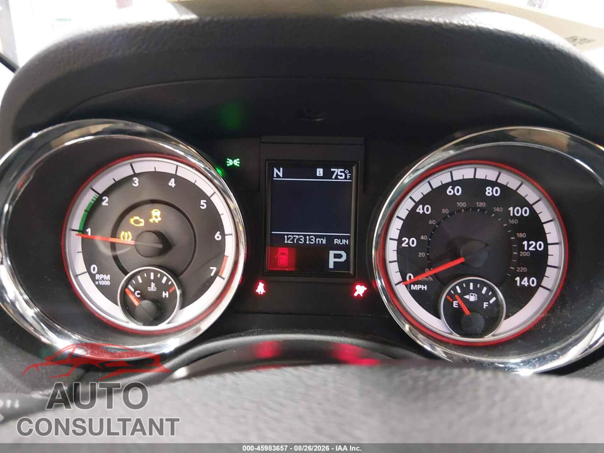DODGE DURANGO 2013 - 1C4RDJAG7DC535523