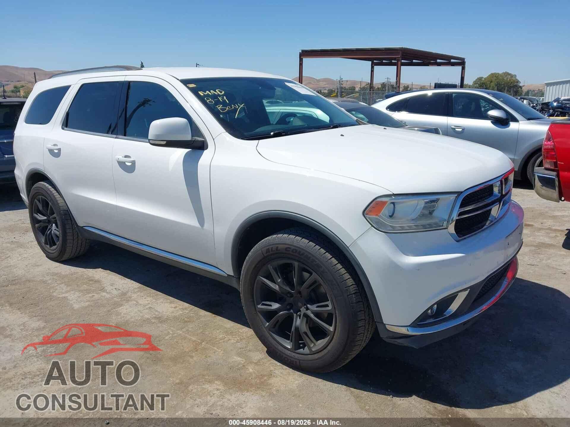 DODGE DURANGO 2016 - 1C4RDJDG9GC363060