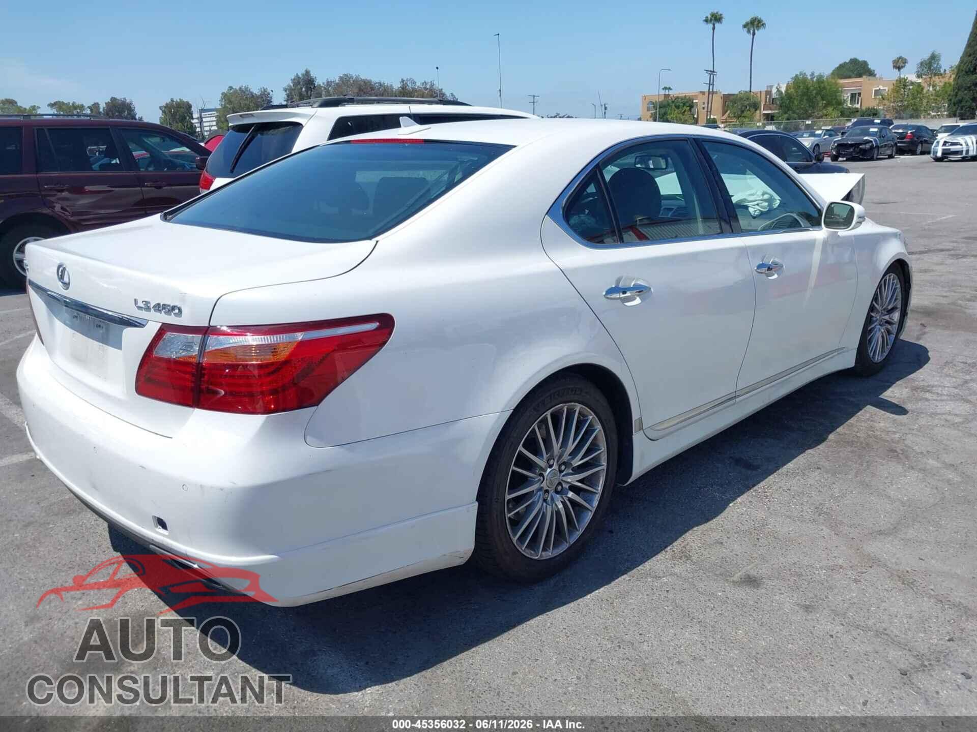 LEXUS LS 460 2010 - JTHBL5EF1A5096007