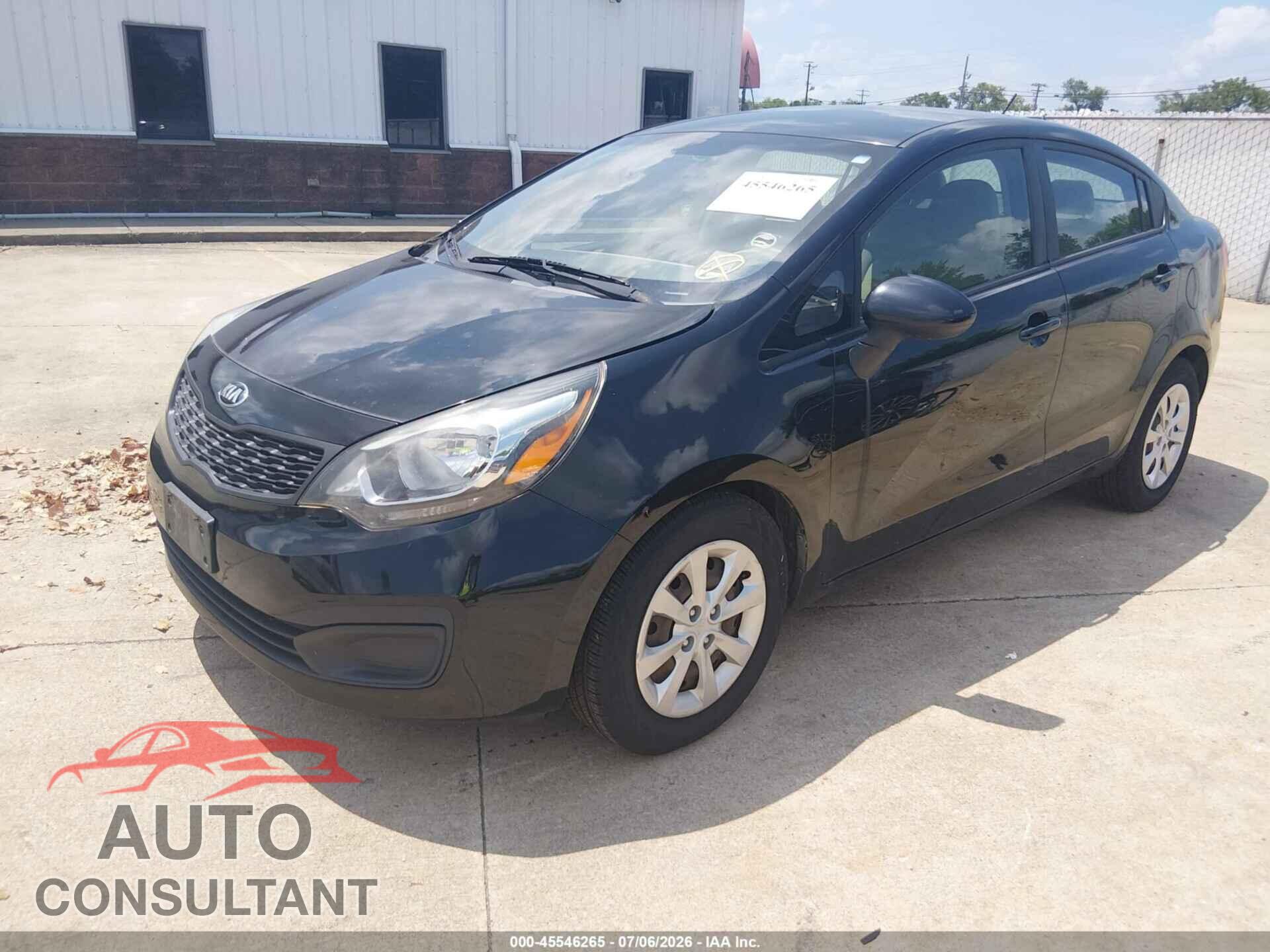KIA RIO 2013 - KNADM4A38D6141081