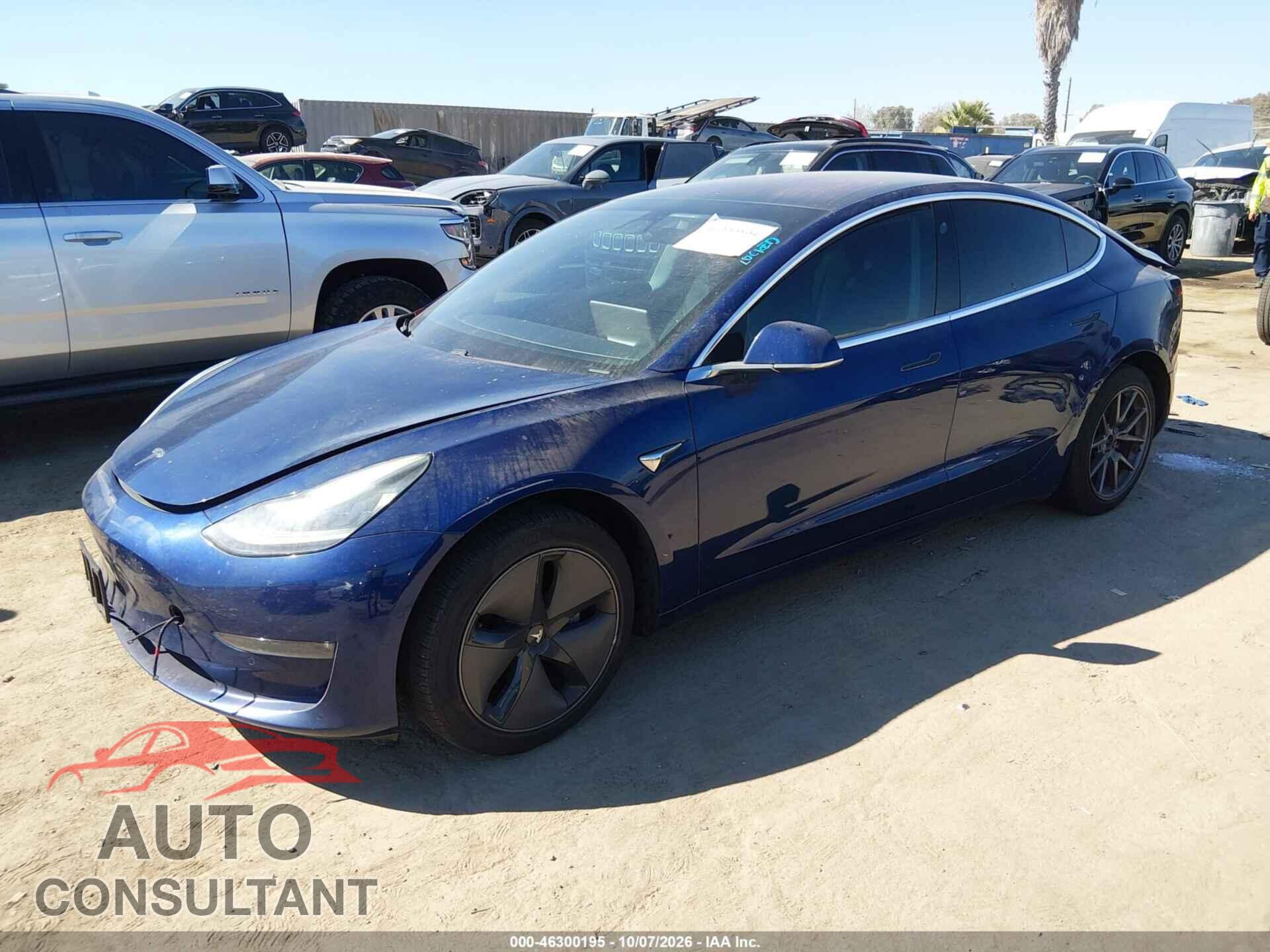 TESLA MODEL 3 2019 - 5YJ3E1EA1KF190451