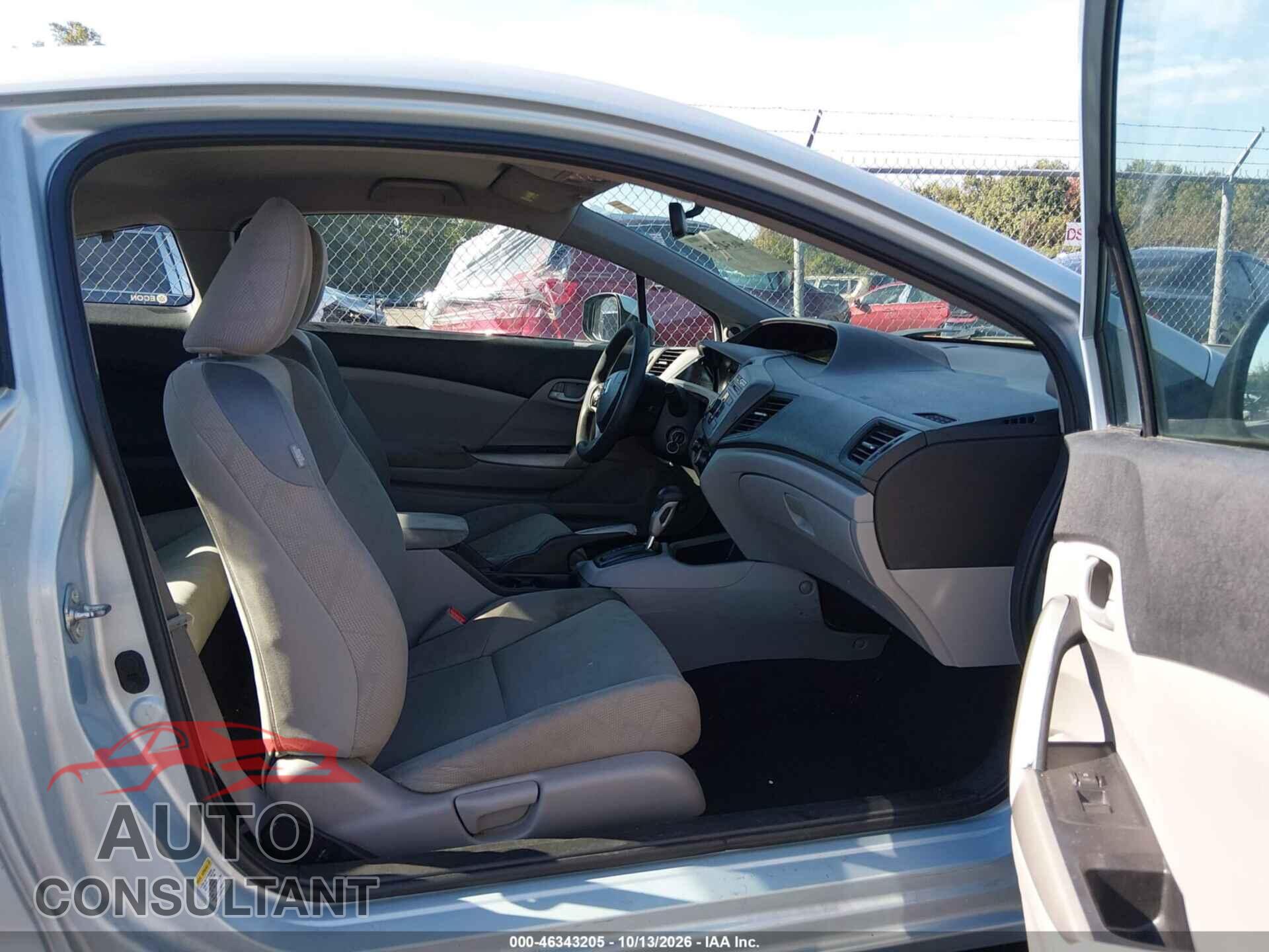 HONDA CIVIC 2012 - 2HGFG3B56CH538722