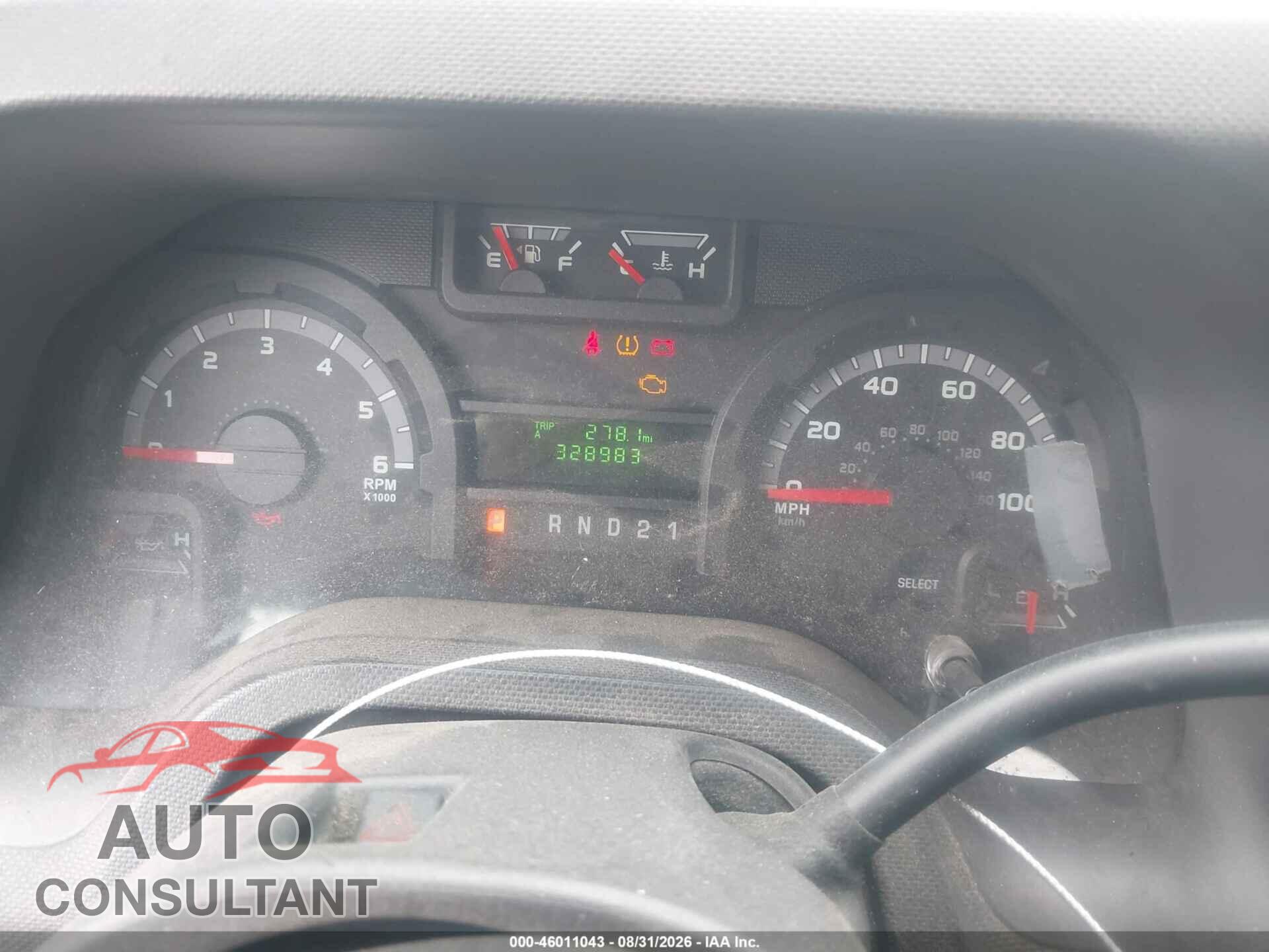 FORD E-250 2011 - 1FTNE2EW4BDA35801
