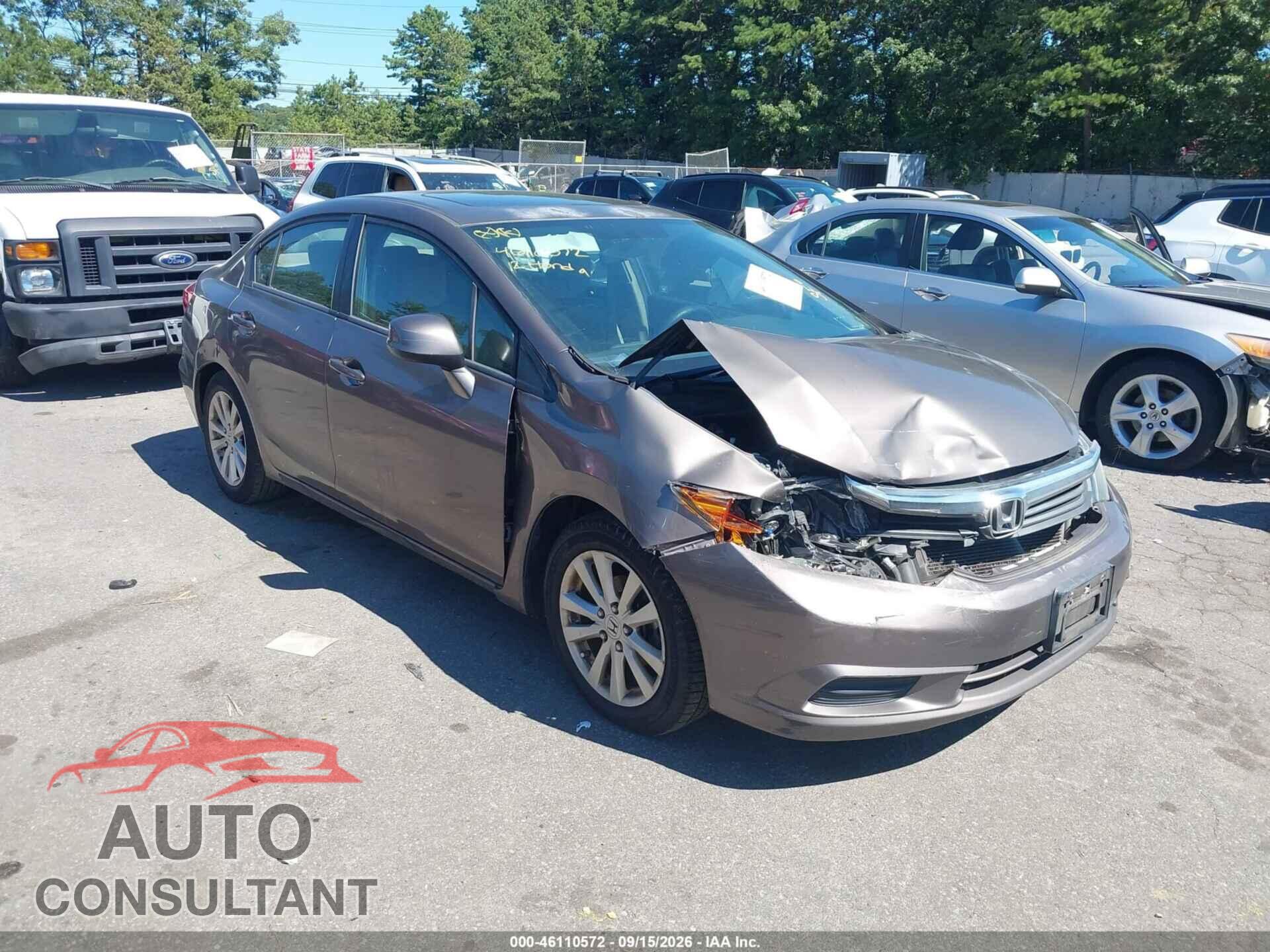 HONDA CIVIC 2012 - 2HGFB2F80CH521069