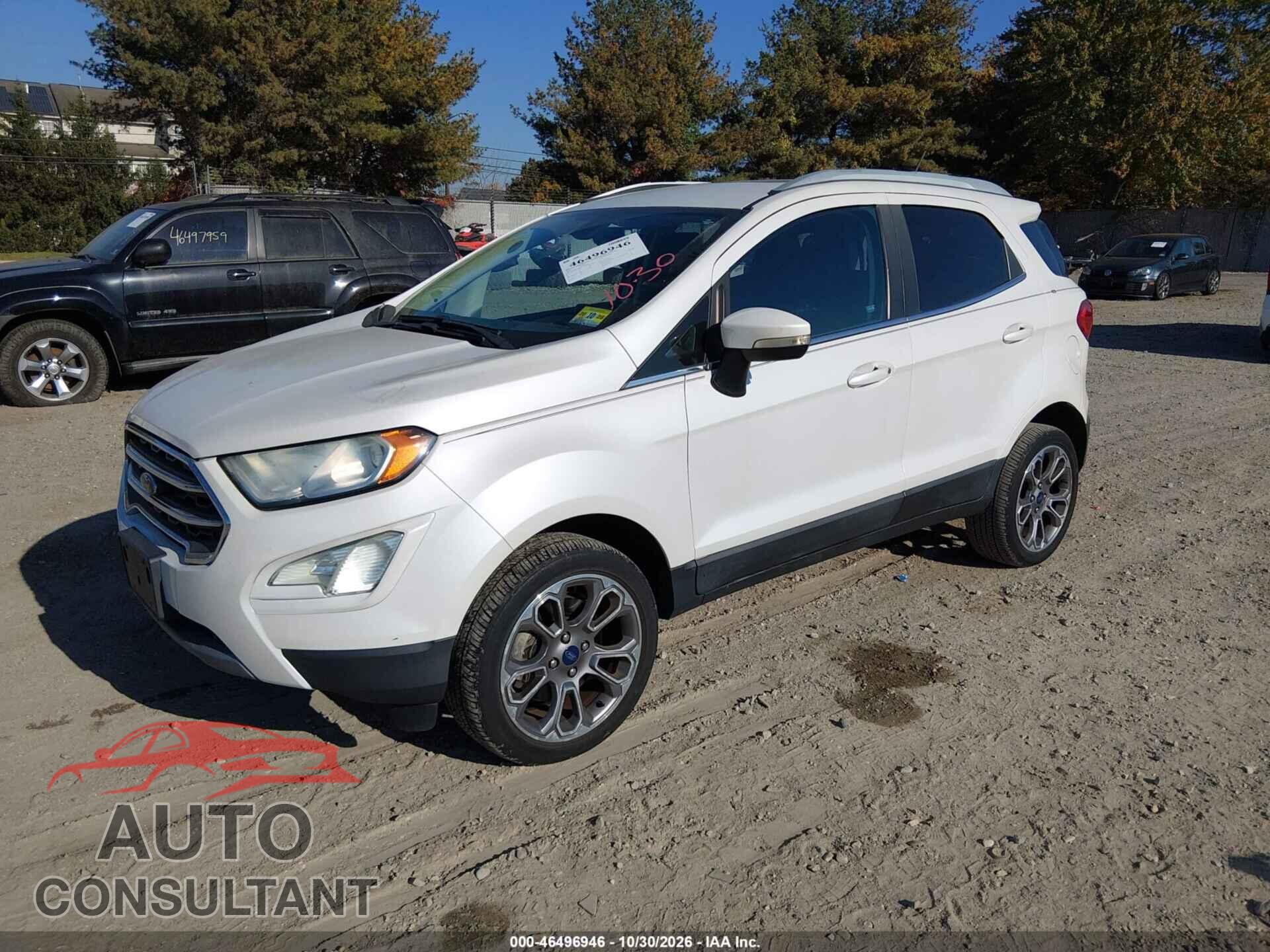 FORD ECOSPORT 2019 - MAJ6S3KL3KC263958
