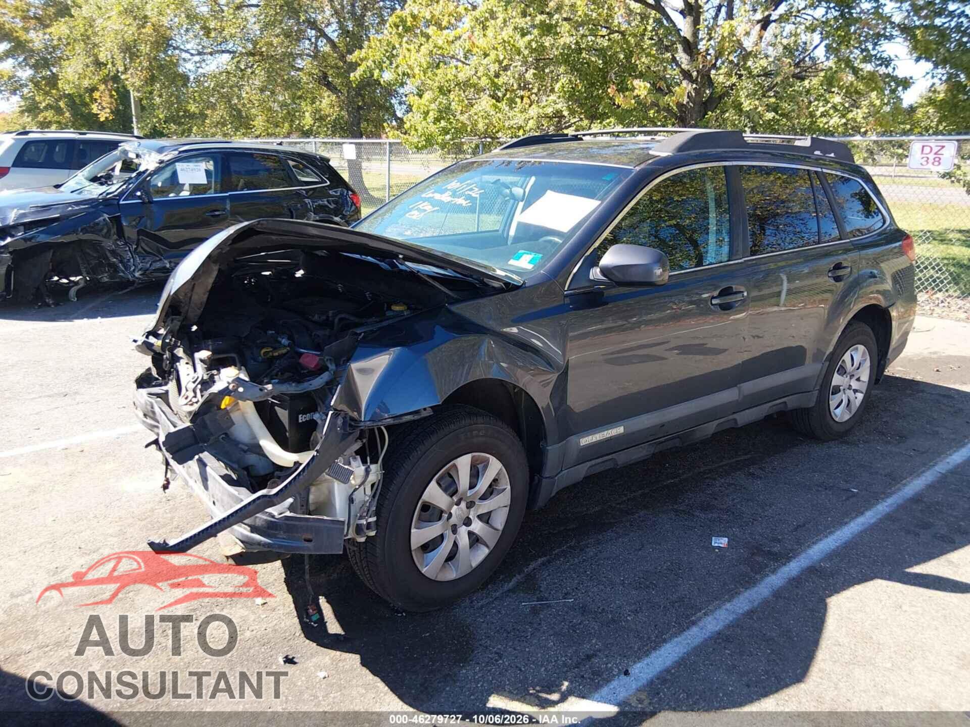 SUBARU OUTBACK 2011 - 4S4BRBCC3B3331460