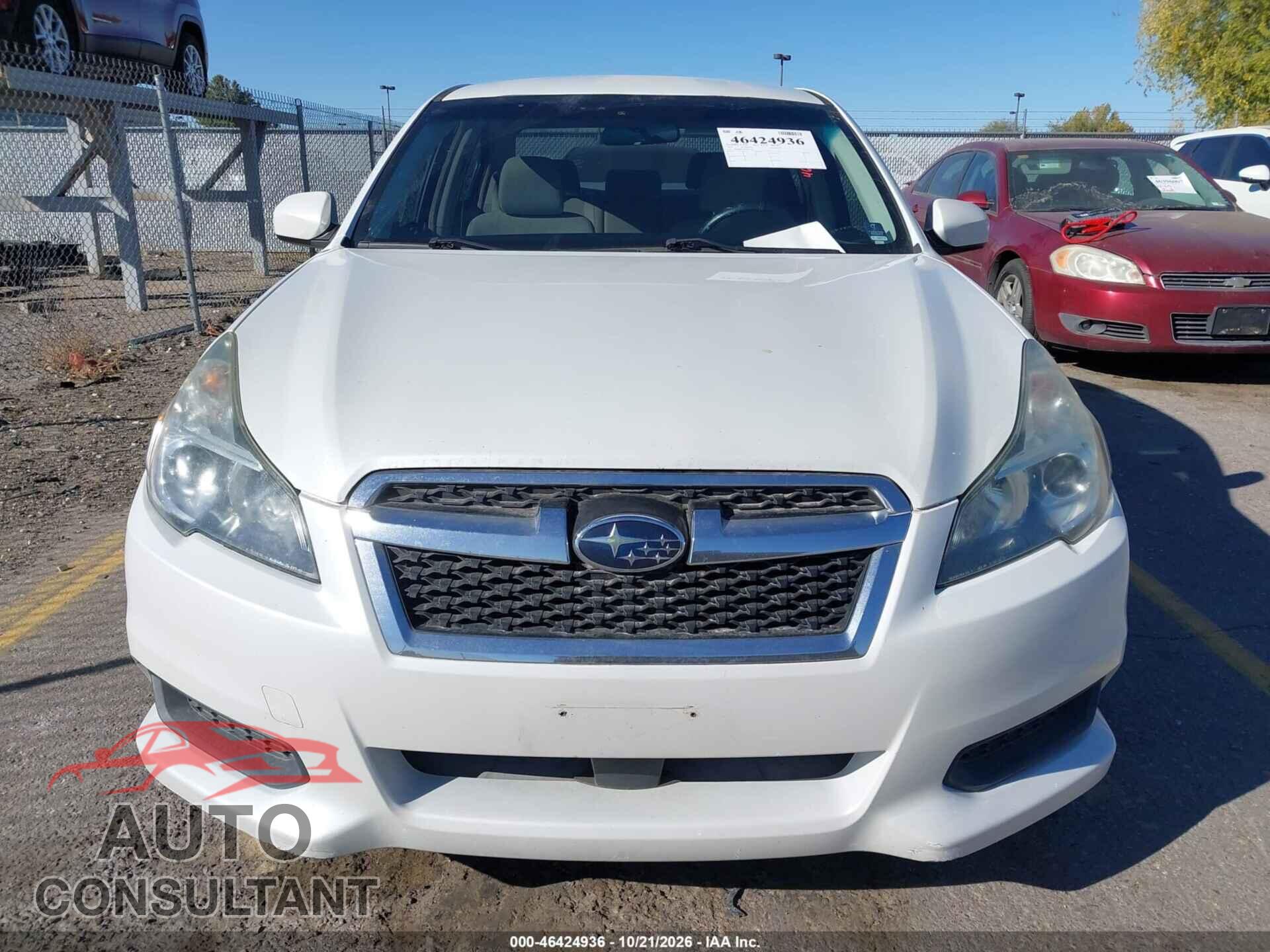 SUBARU LEGACY 2013 - 4S3BMBC66D3027460