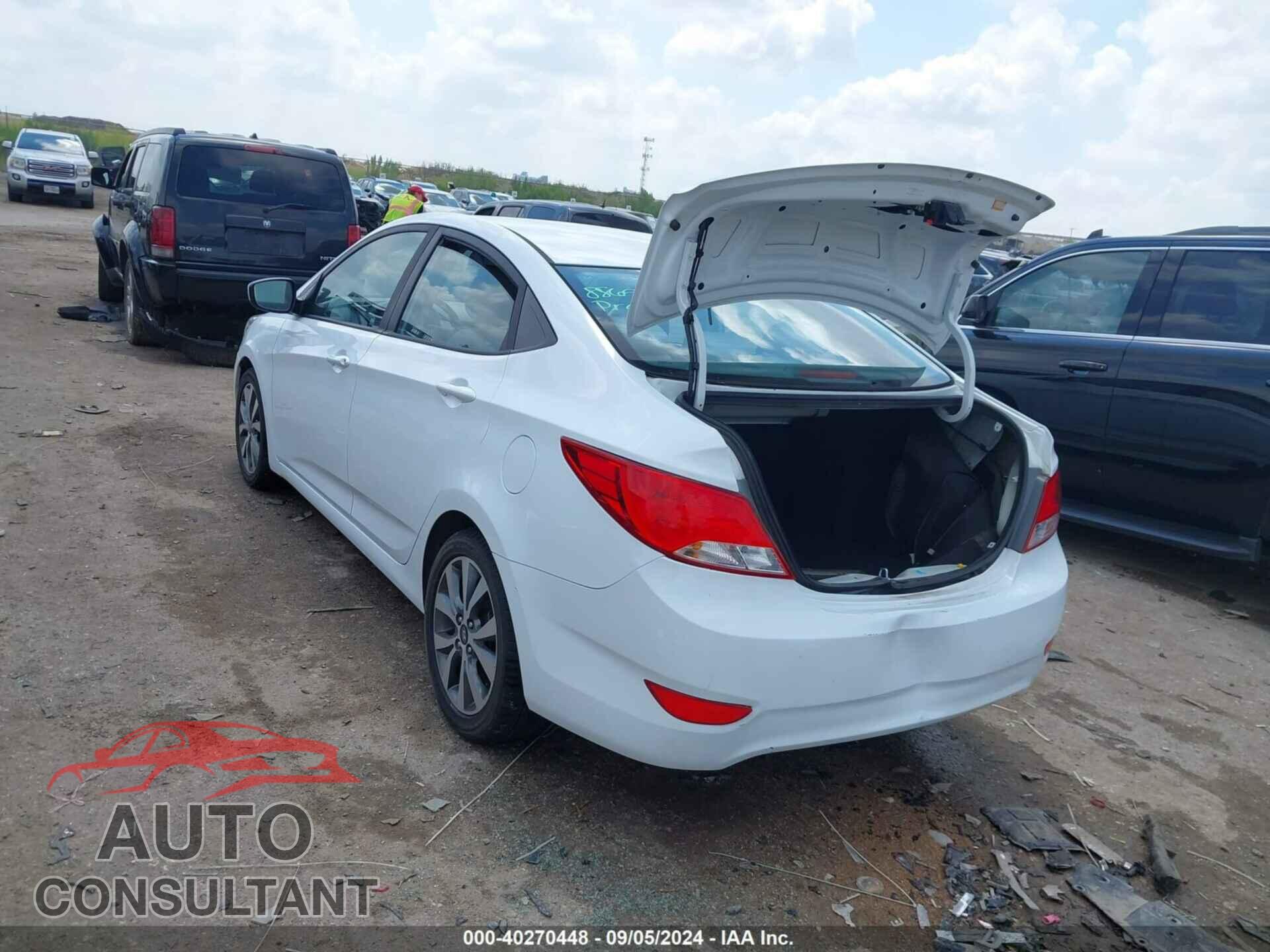 HYUNDAI ACCENT 2017 - KMHCT4AE7HU280845