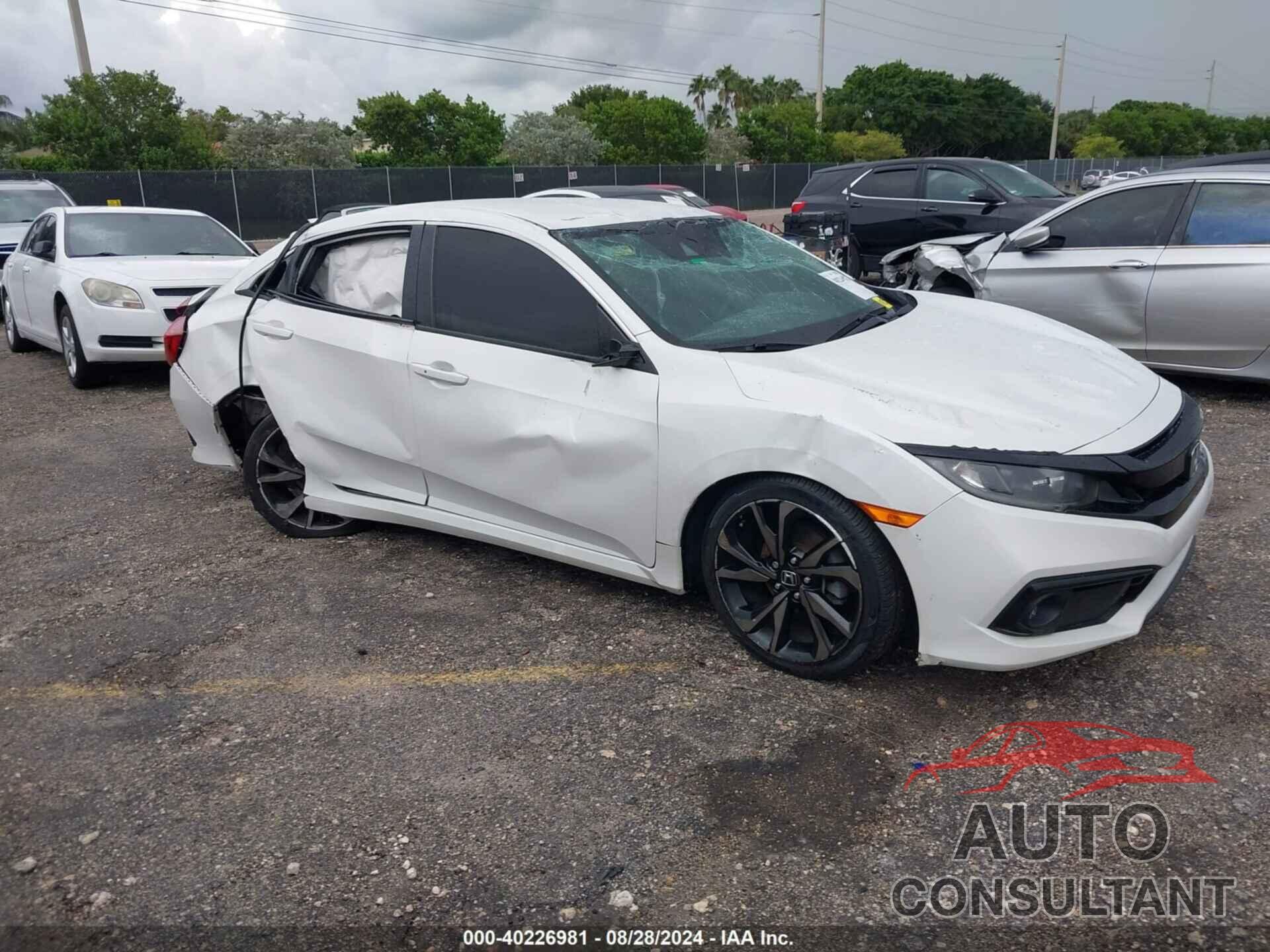 HONDA CIVIC 2019 - 2HGFC2F89KH553904
