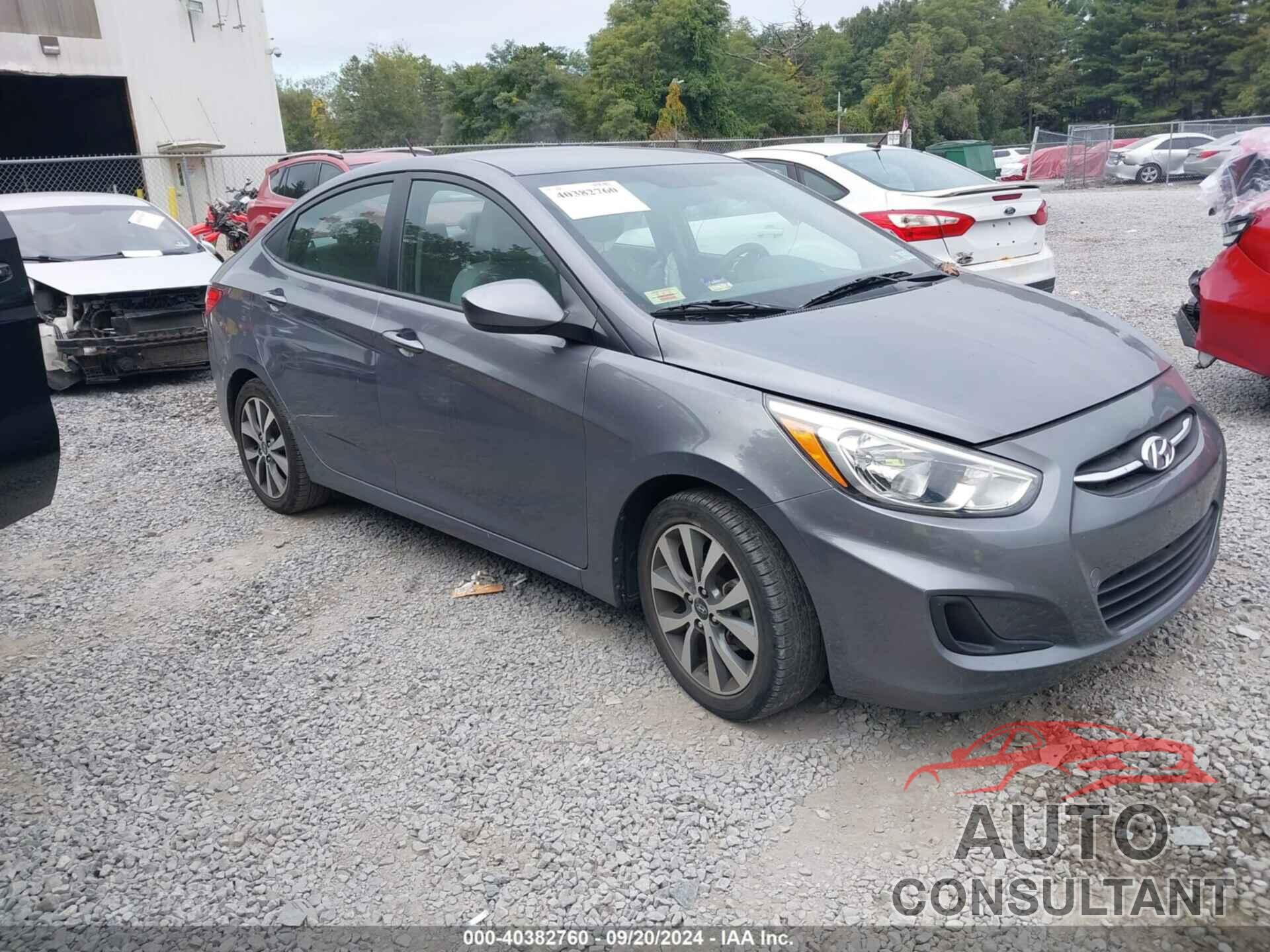 HYUNDAI ACCENT 2017 - KMHCT4AE7HU323807