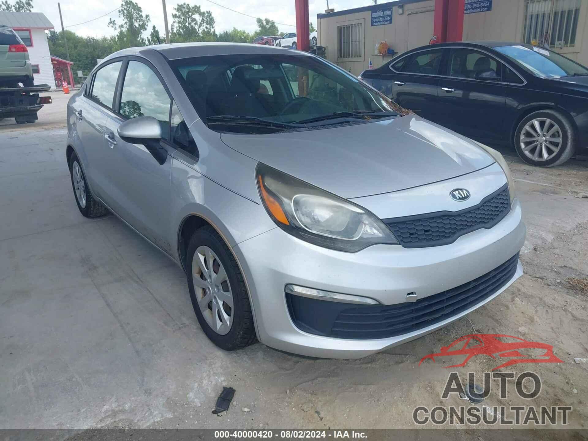 KIA RIO 2017 - KNADM4A33H6049446