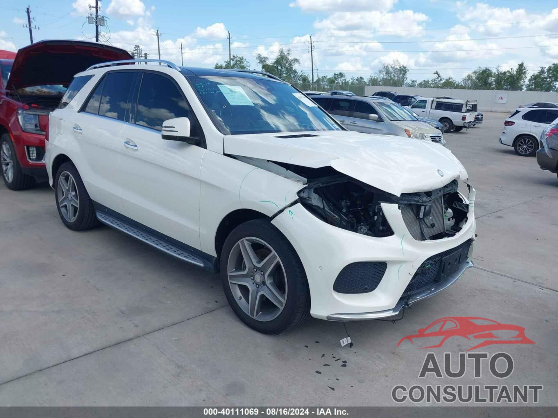 MERCEDES-BENZ GLE 400 2017 - 4JGDA5GBXHA847578