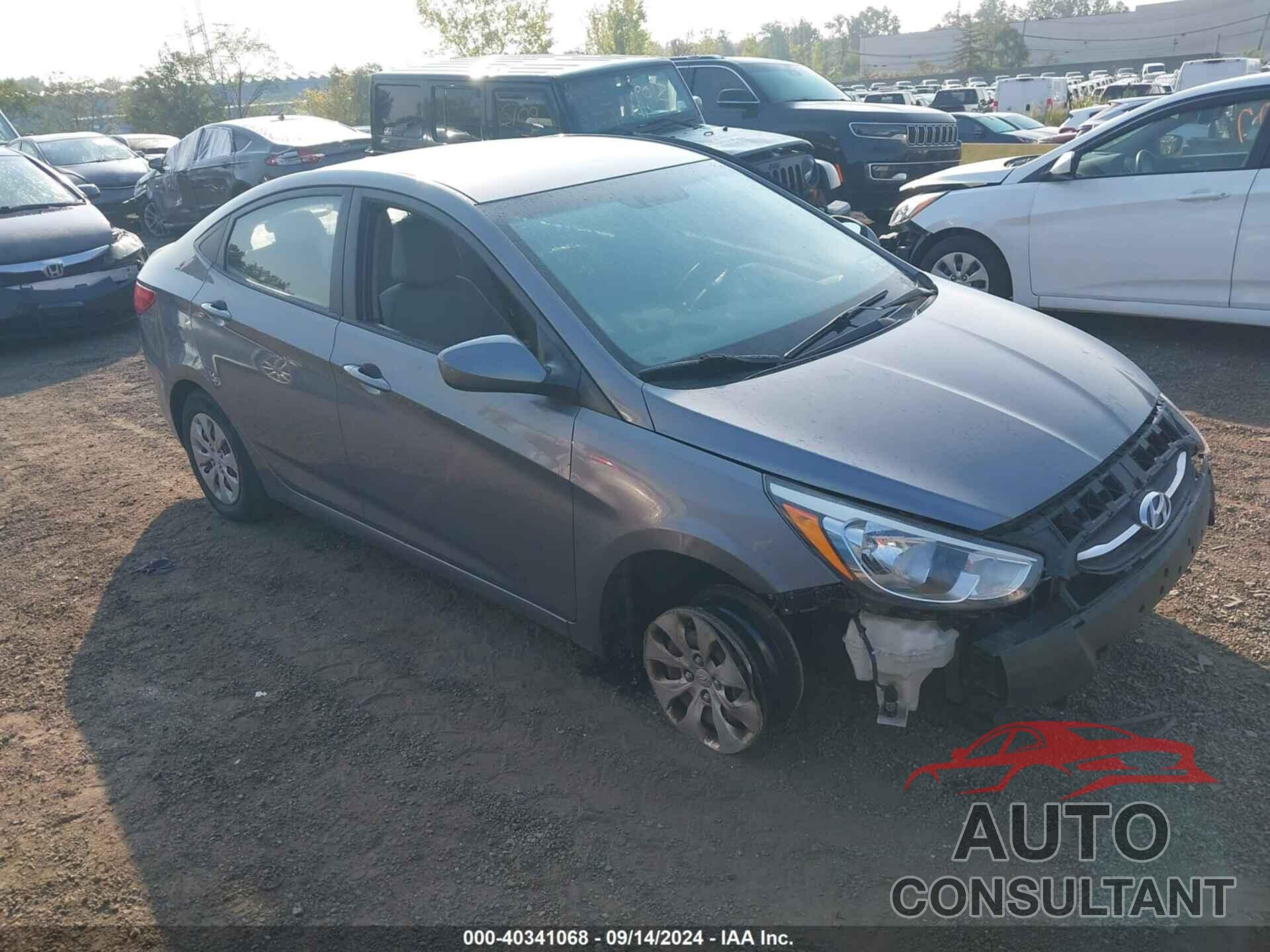 HYUNDAI ACCENT 2016 - KMHCT4AE9GU009087