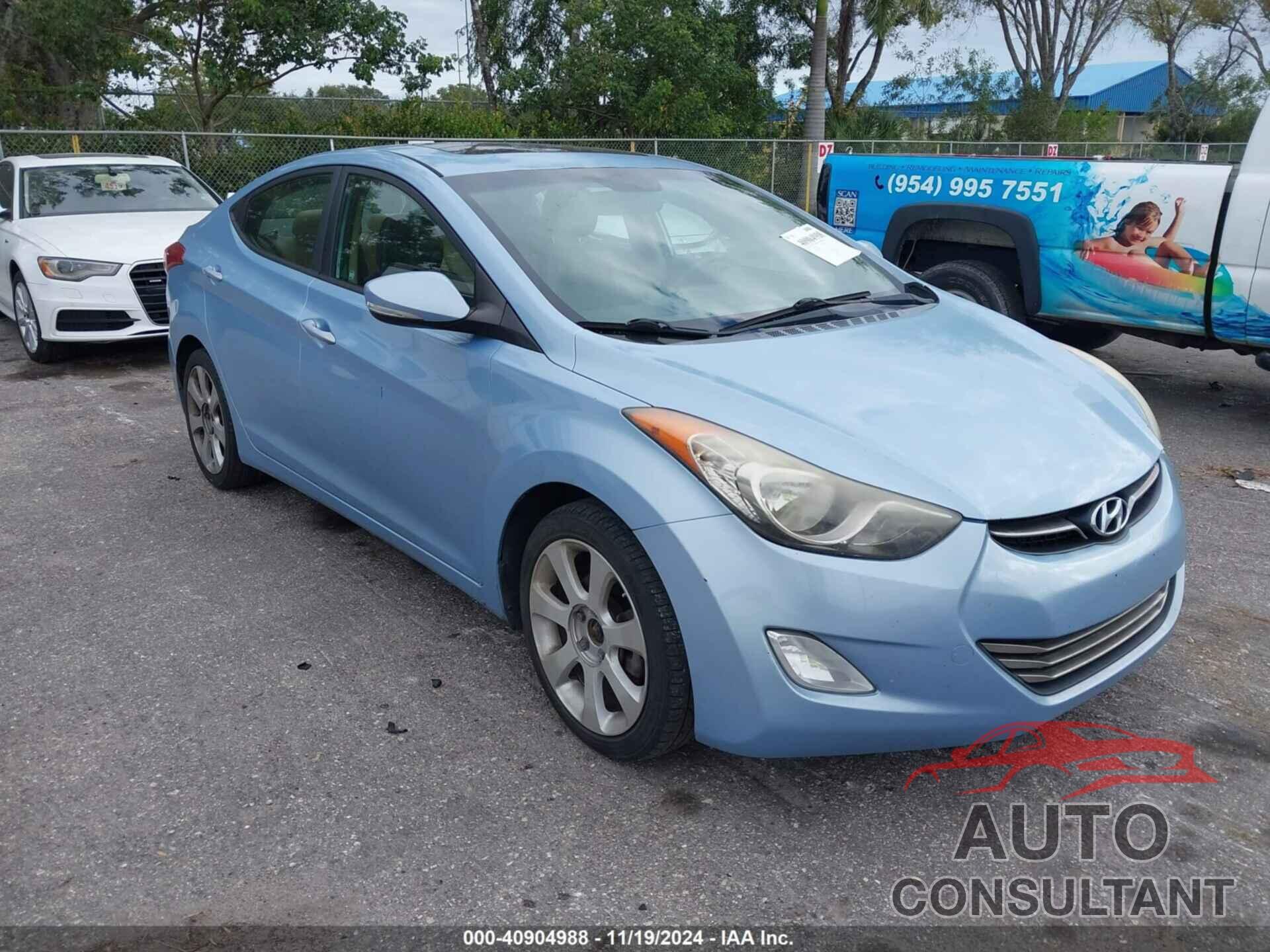 HYUNDAI ELANTRA 2013 - KMHDH4AEXDU842981