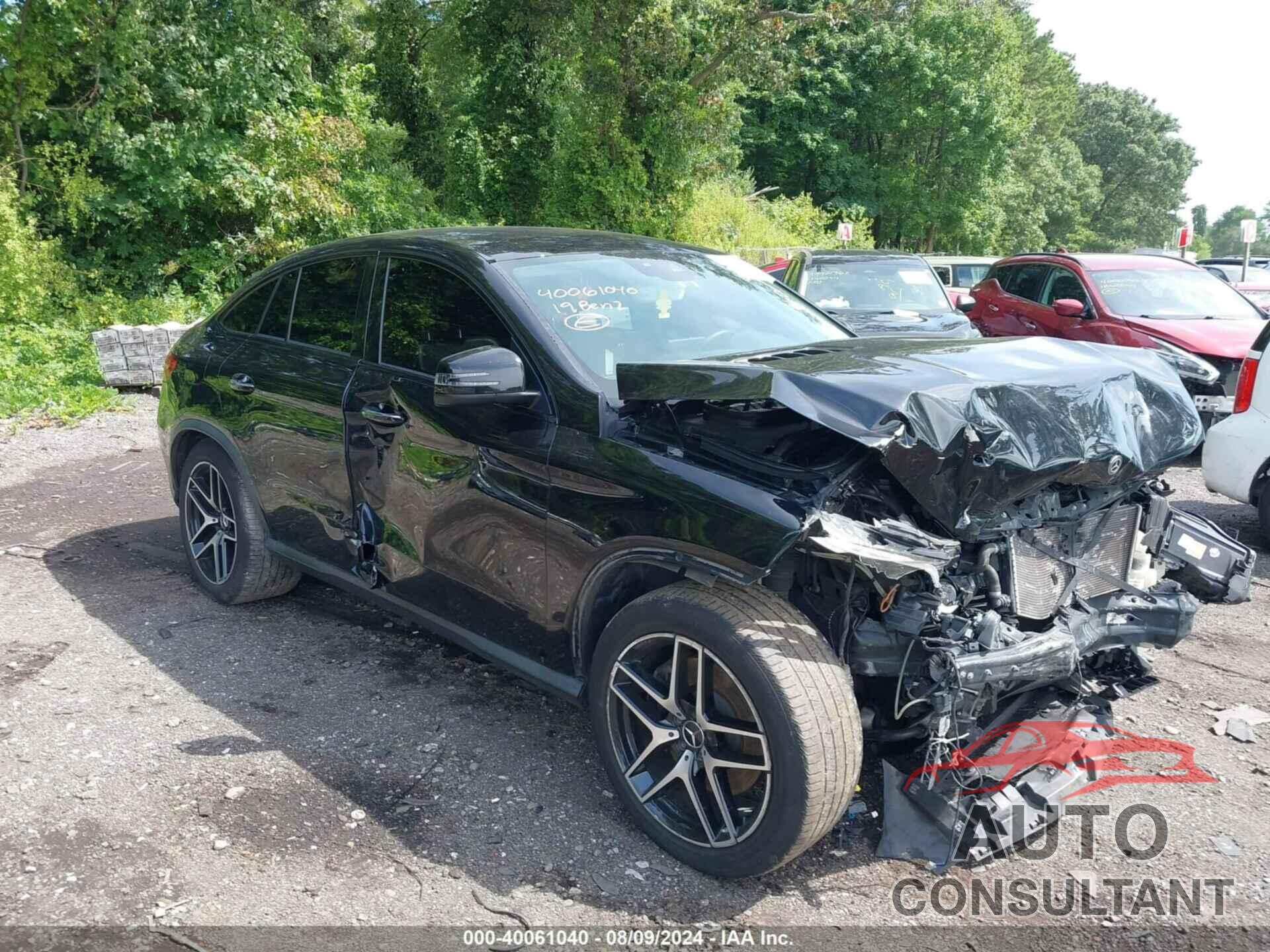 MERCEDES-BENZ AMG GLE 43 COUPE 2019 - 4JGED6EB7KA119714