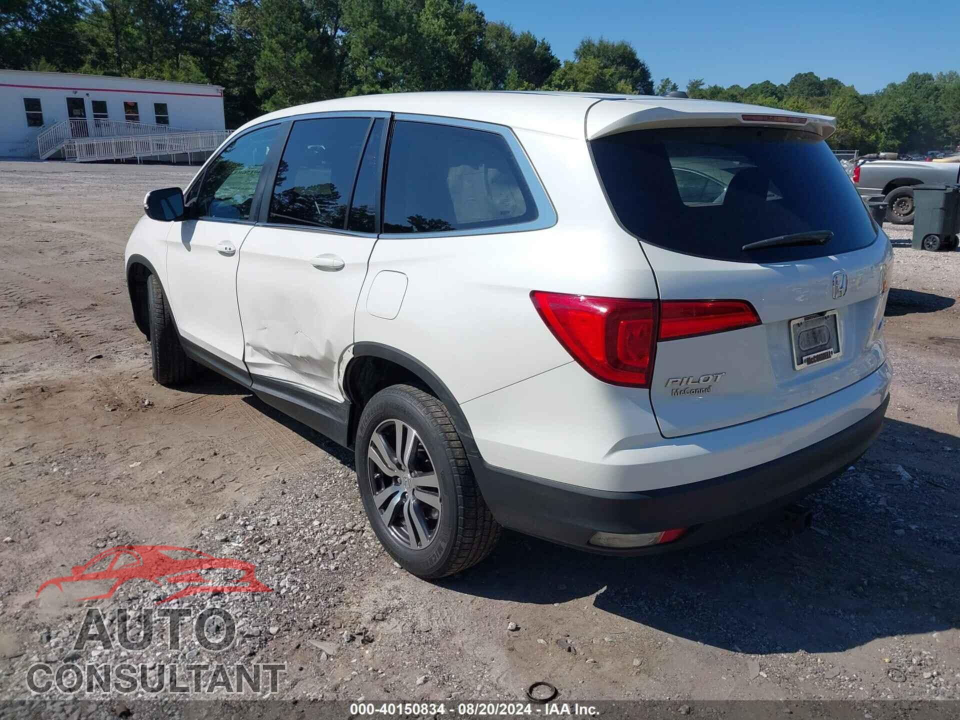 HONDA PILOT 2017 - 5FNYF6H72HB005607