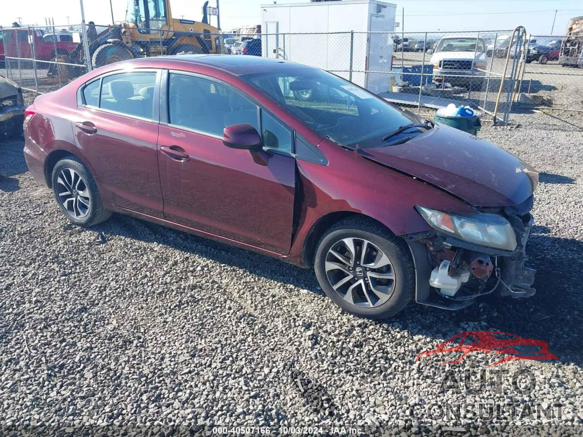 HONDA CIVIC 2013 - 19XFB2F82DE225322
