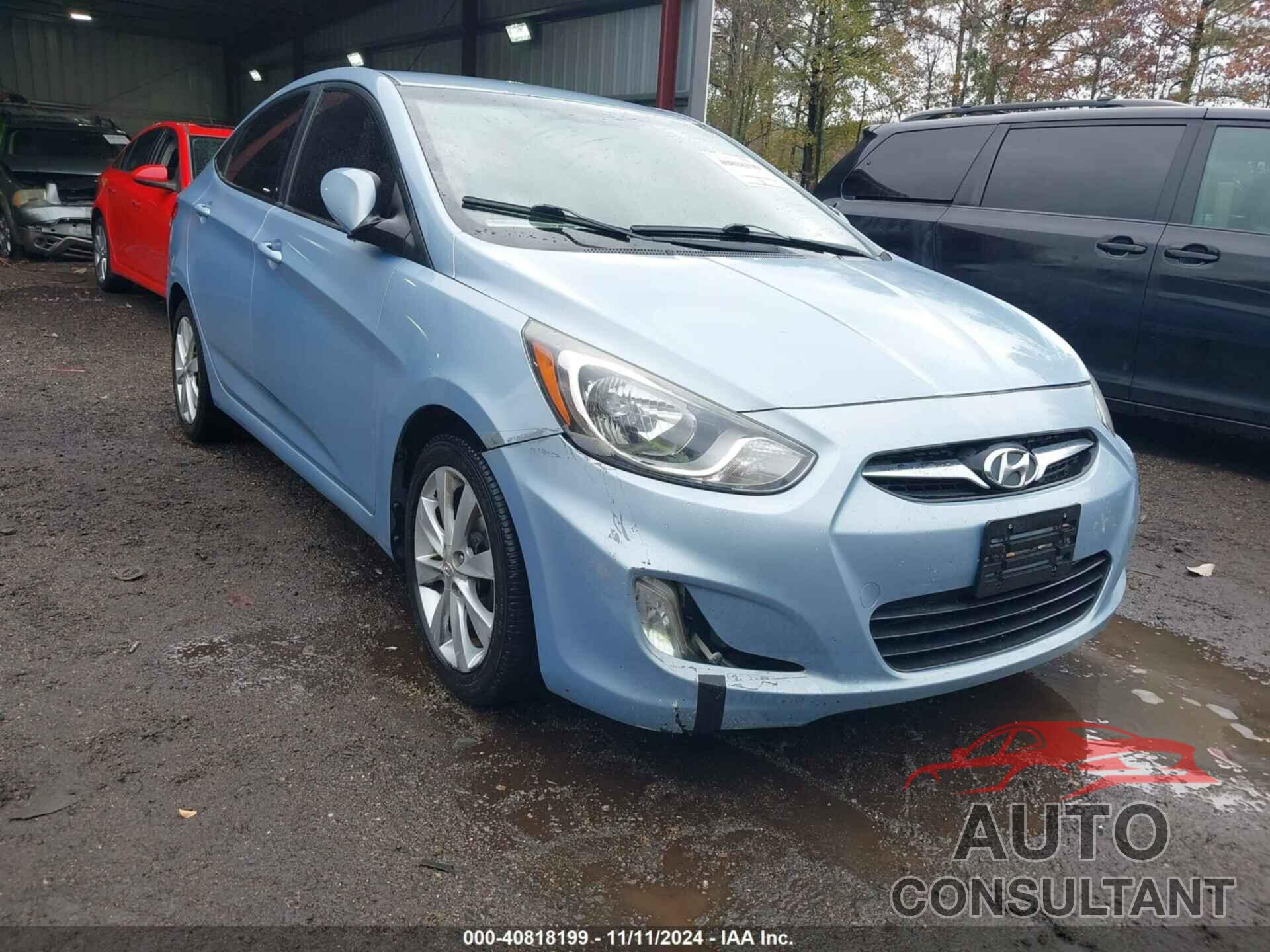 HYUNDAI ACCENT 2012 - KMHCU4AE3CU071477