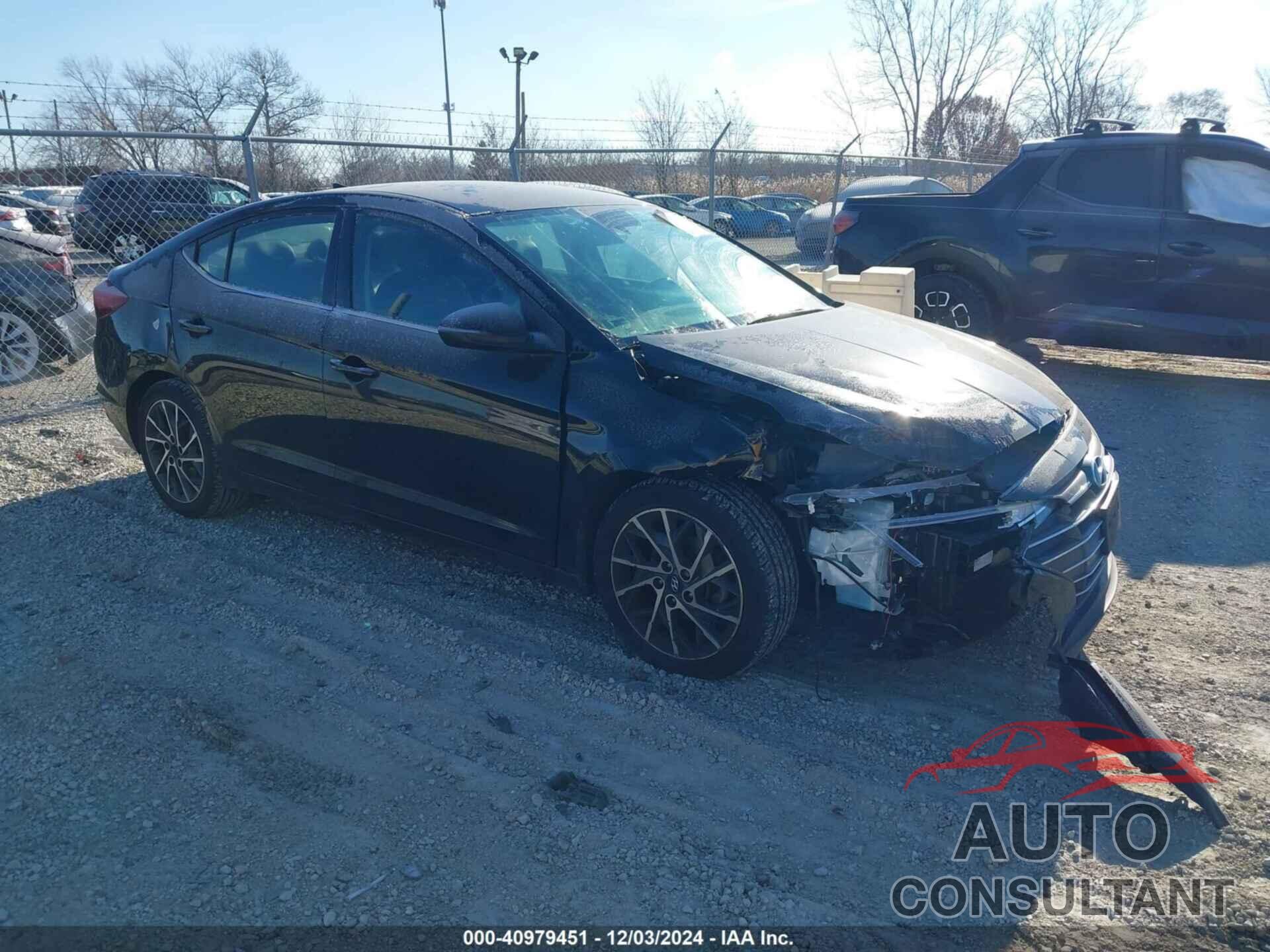 HYUNDAI ELANTRA 2019 - 5NPD84LF8KH488184