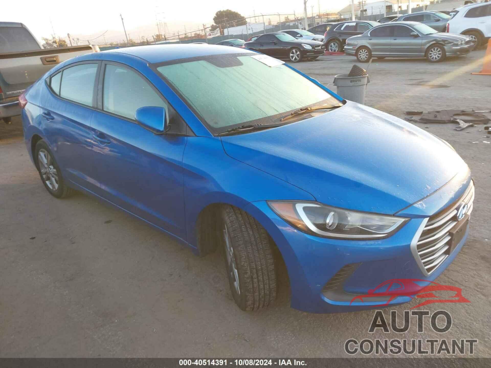 HYUNDAI ELANTRA 2017 - KMHD84LF8HU064045