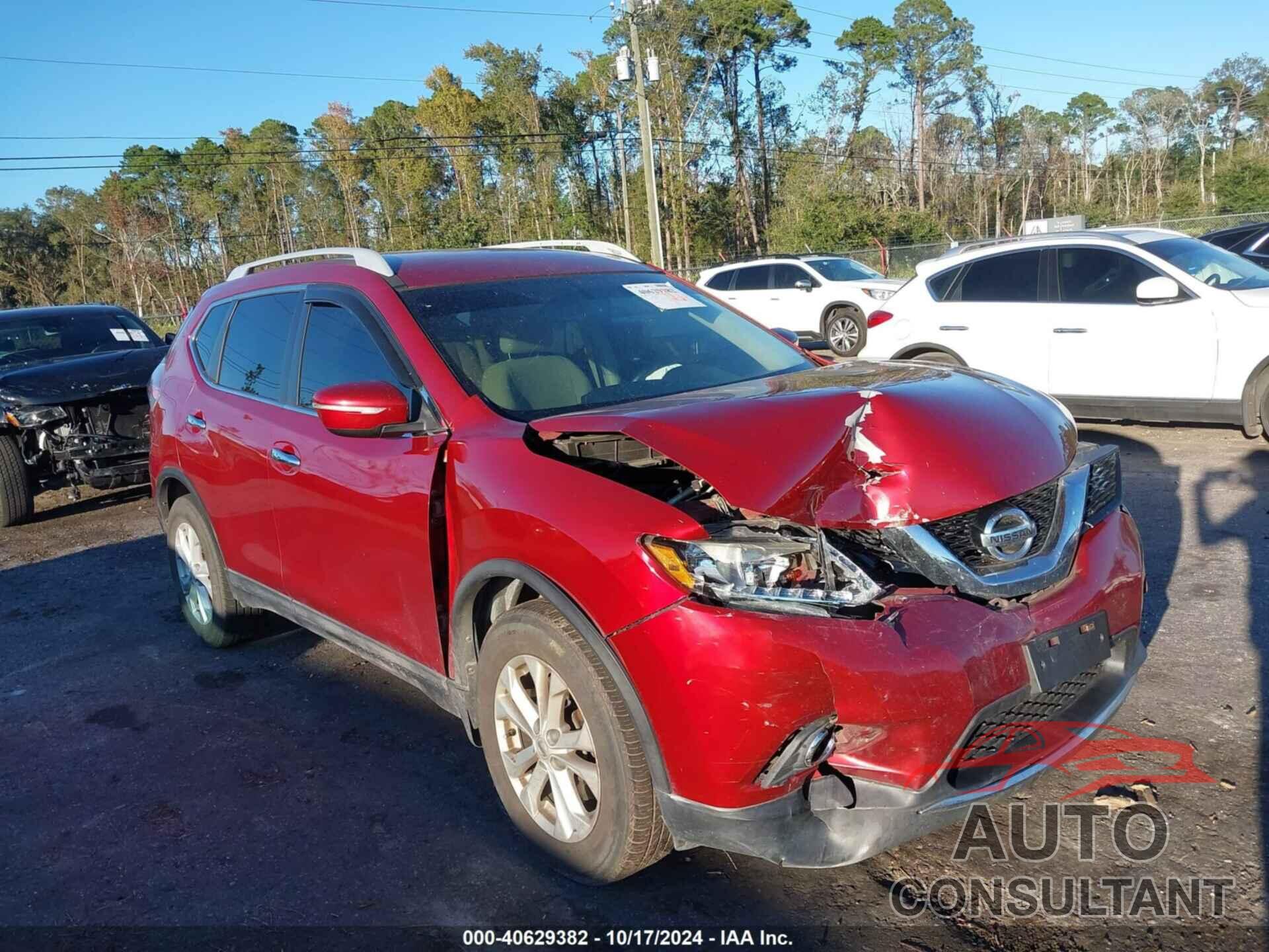 NISSAN ROGUE 2015 - 5N1AT2ML9FC818552