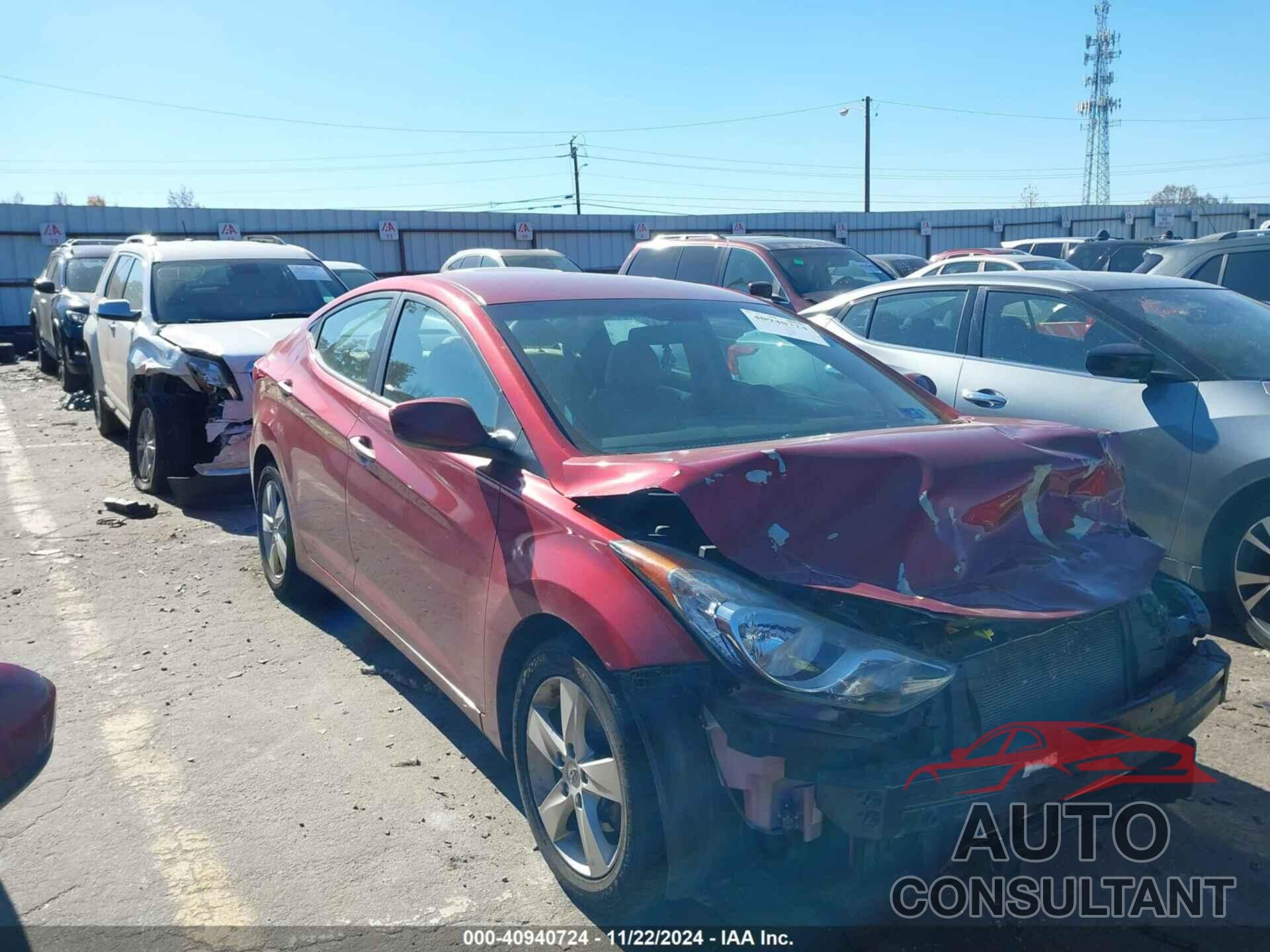 HYUNDAI ELANTRA 2013 - 5NPDH4AE3DH311328