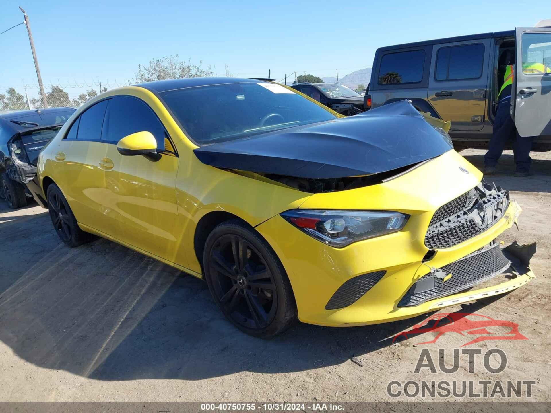 MERCEDES-BENZ CLA 250 2020 - WDD5J4GB0LN023289