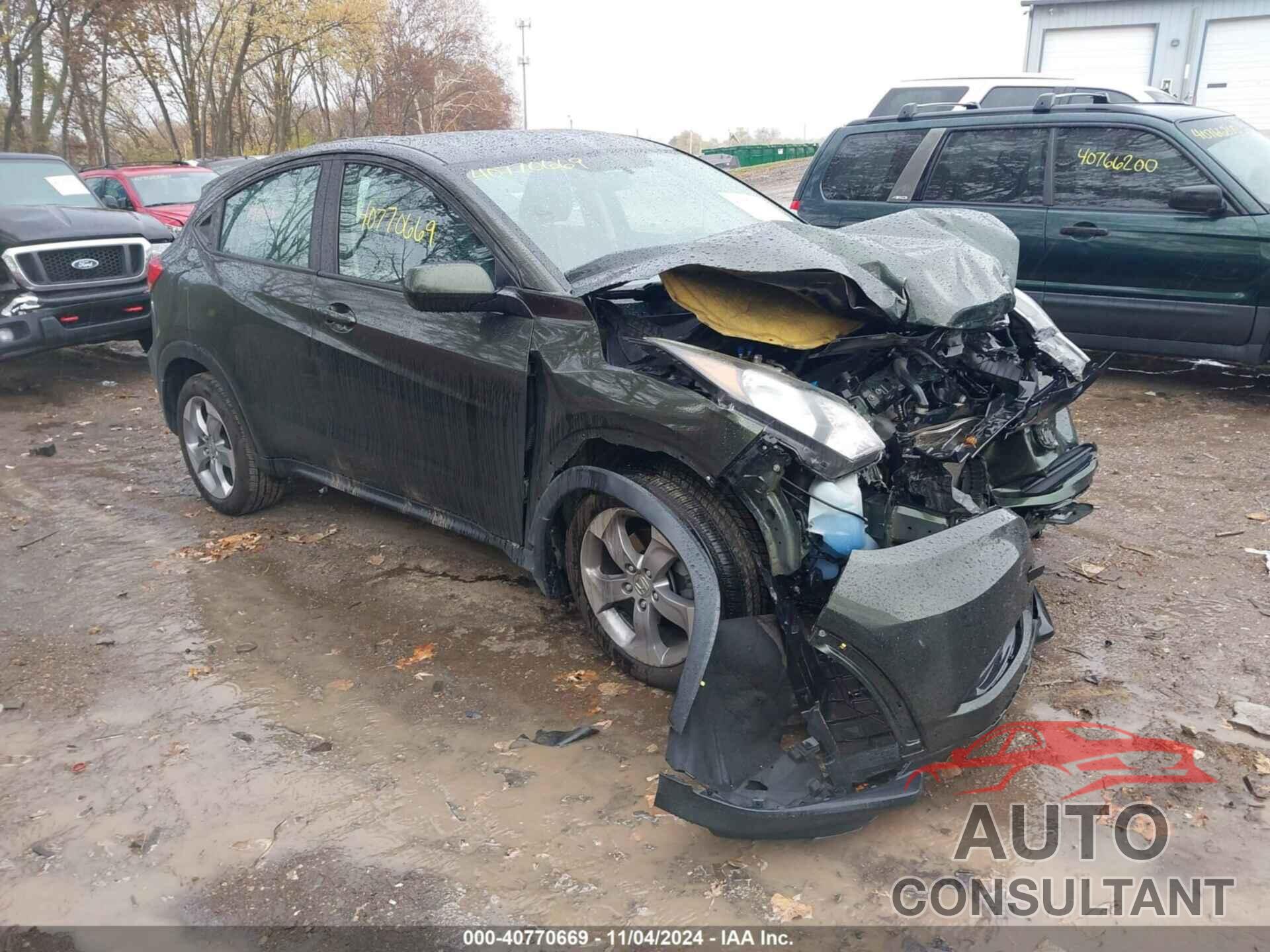 HONDA HR-V 2018 - 3CZRU6H30JG710584