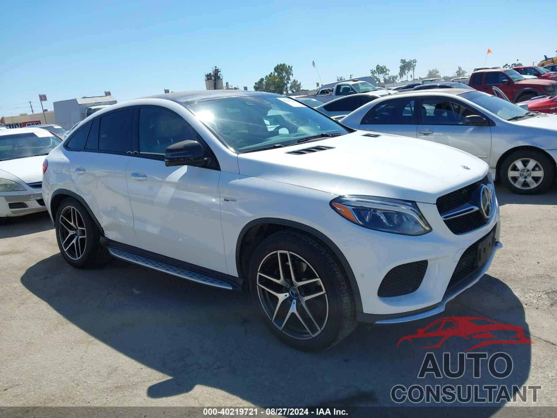 MERCEDES-BENZ AMG GLE 43 COUPE 2019 - 4JGED6EB8KA152995