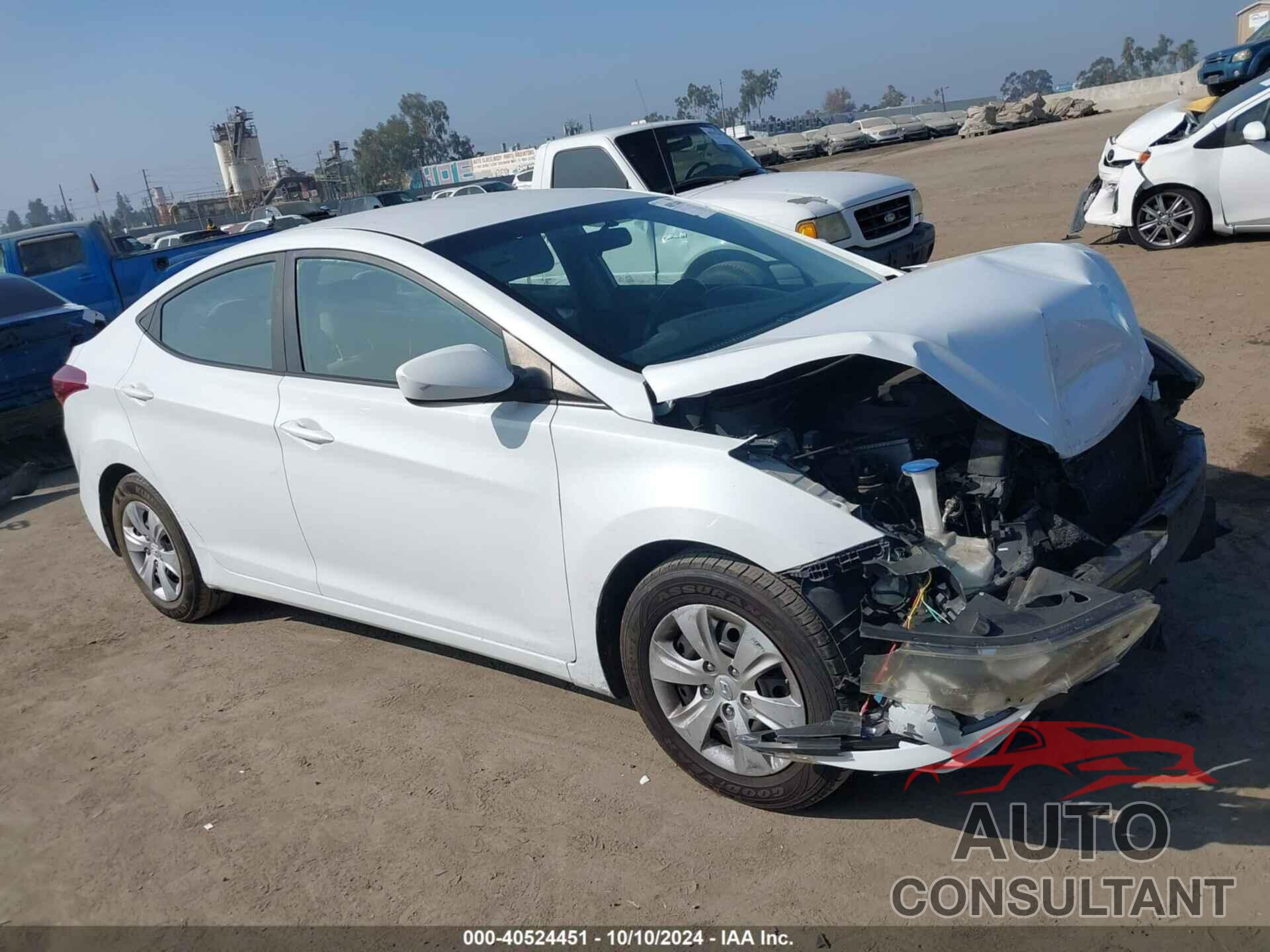 HYUNDAI ELANTRA 2016 - 5NPDH4AE9GH717036