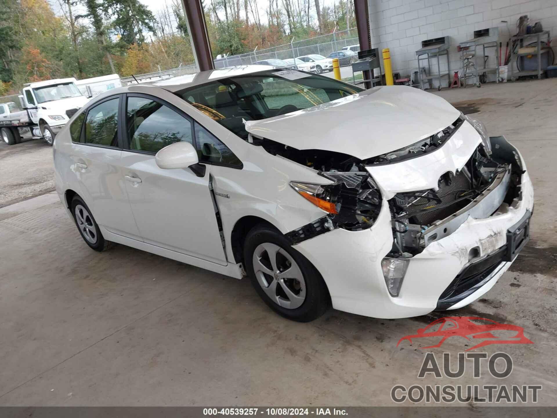 TOYOTA PRIUS 2012 - JTDKN3DU7C1525869