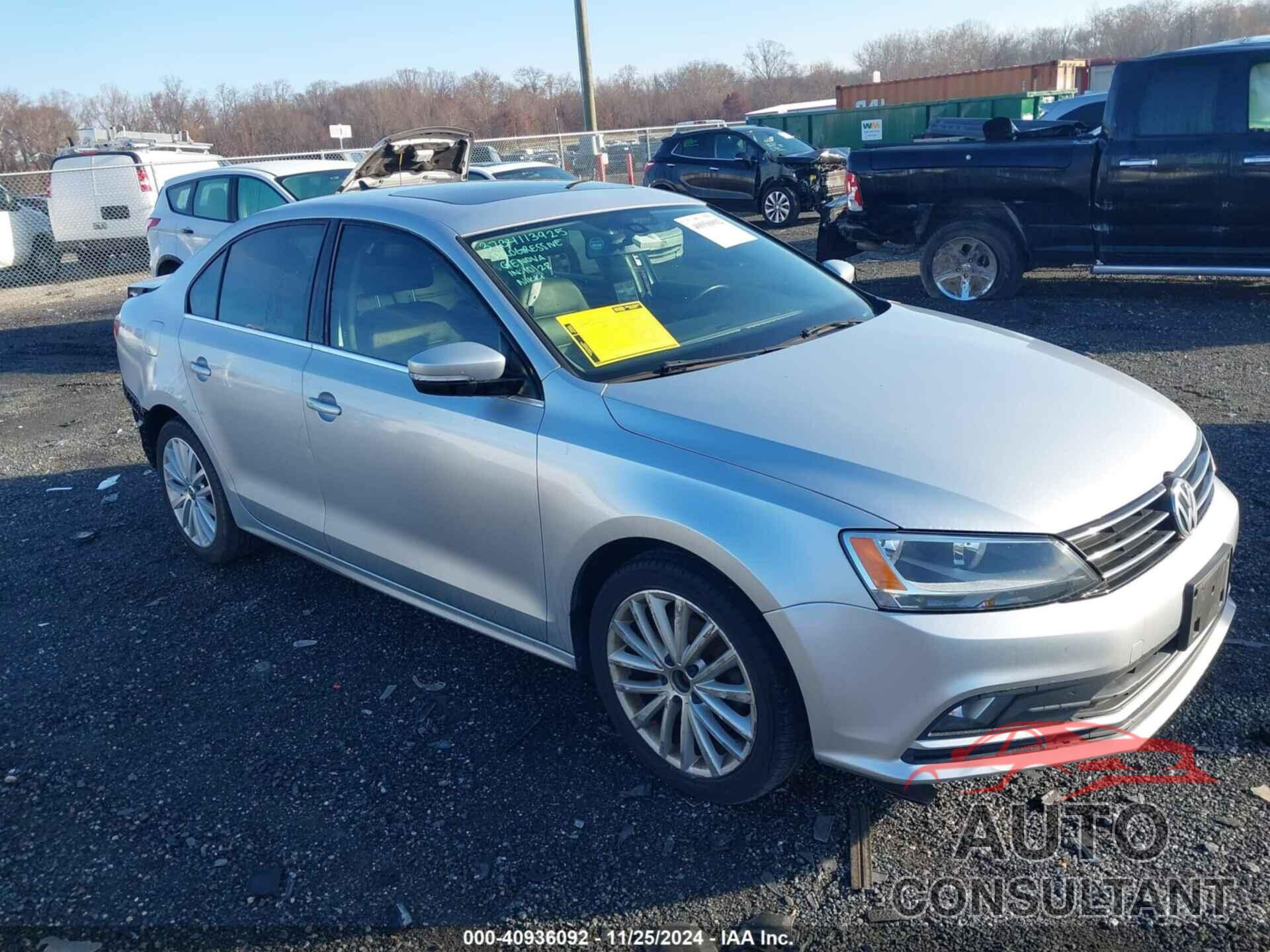 VOLKSWAGEN JETTA 2016 - 3VWL17AJ0GM232340