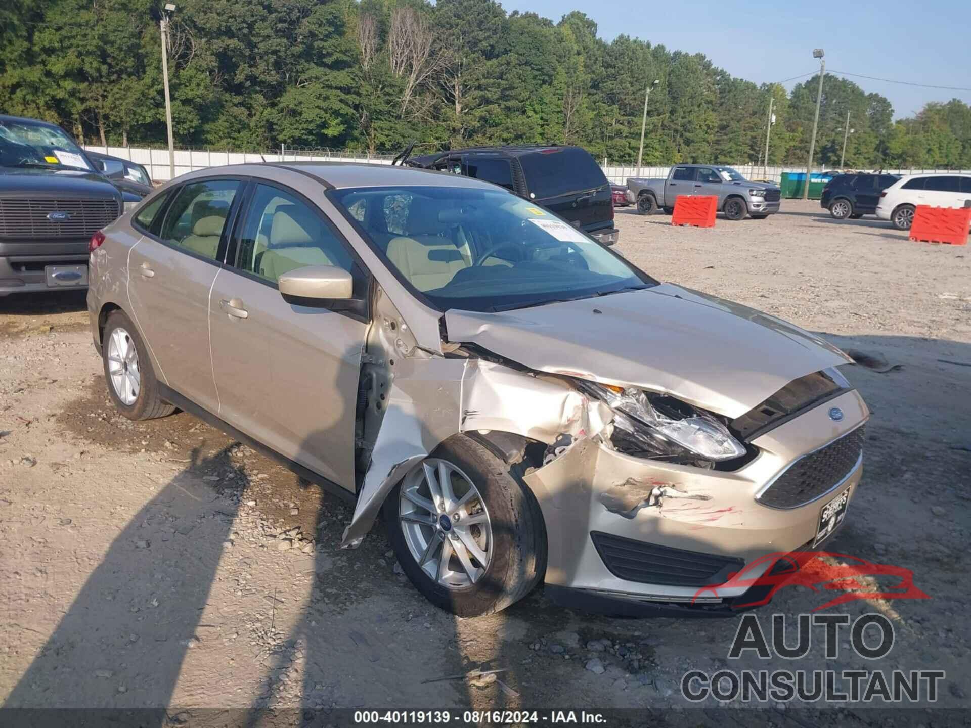 FORD FOCUS 2018 - 1FADP3F21JL291301