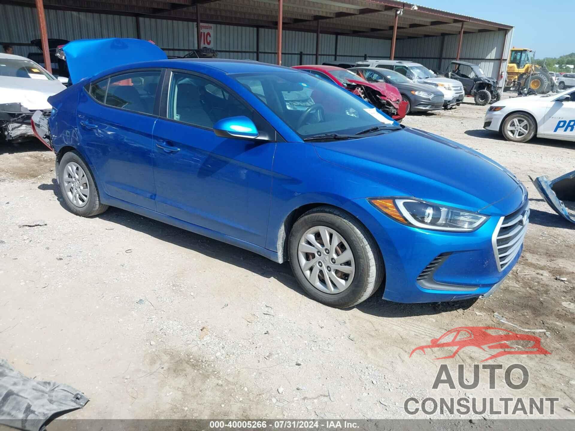 HYUNDAI ELANTRA 2018 - 5NPD74LF0JH331136