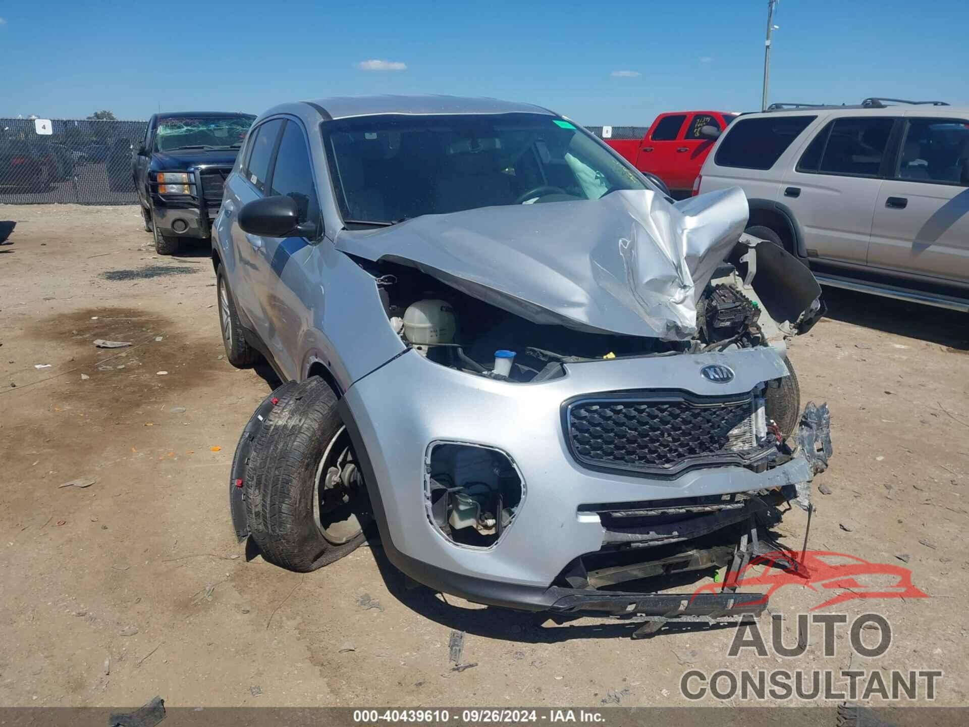 KIA SPORTAGE 2017 - KNDPM3AC3H7106670